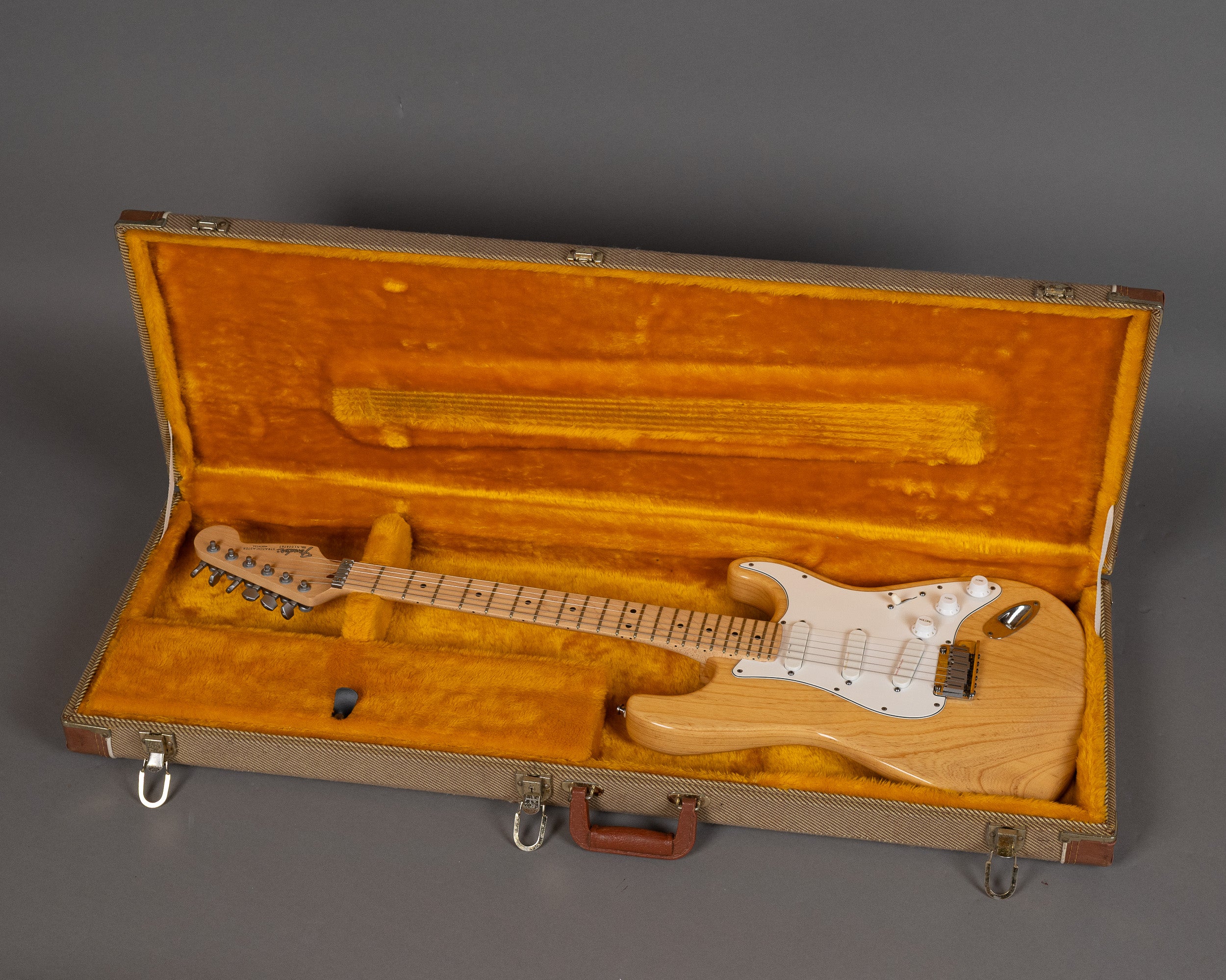 1991 Fender Stratocaster Plus Deluxe (USA, Nat, OHSC)