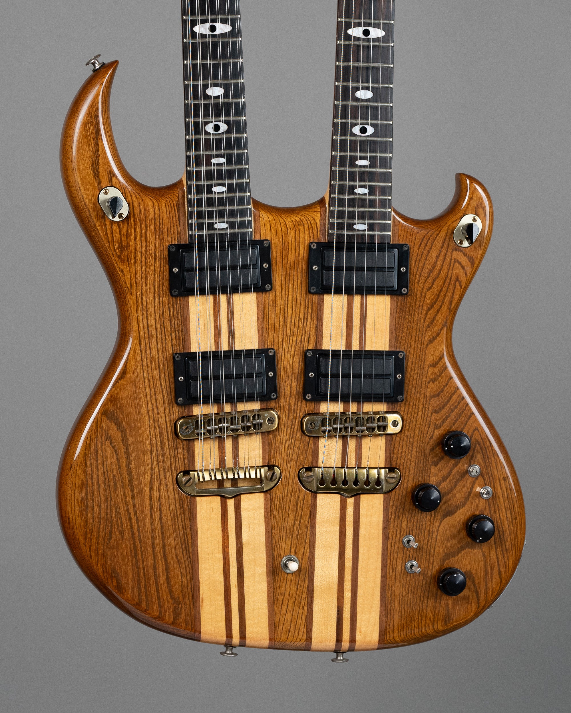 c1979 Aria Pro II Super Twin Double Neck (Japan, Walnut, OHSC)