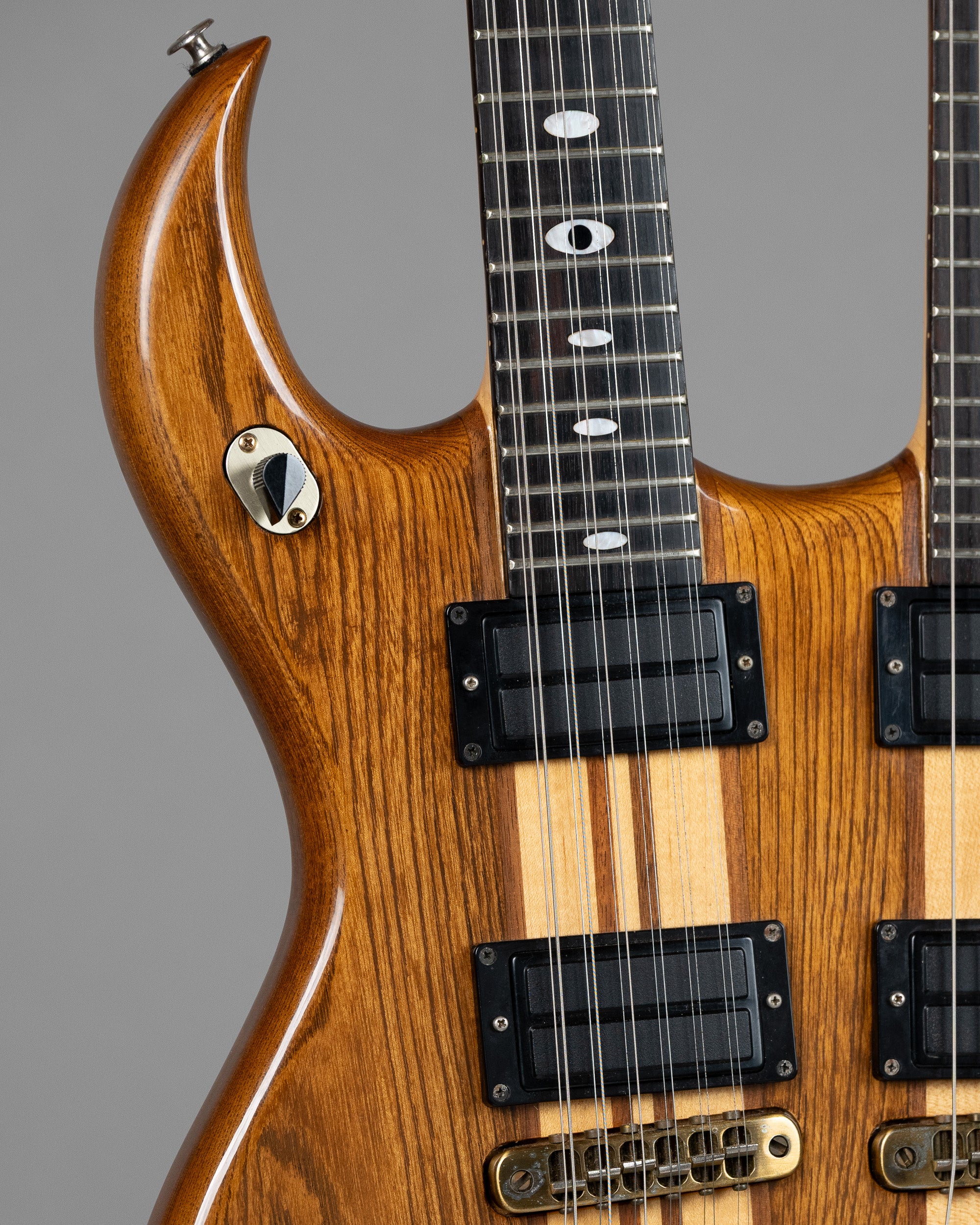 c1979 Aria Pro II Super Twin Double Neck (Japan, Walnut, OHSC)