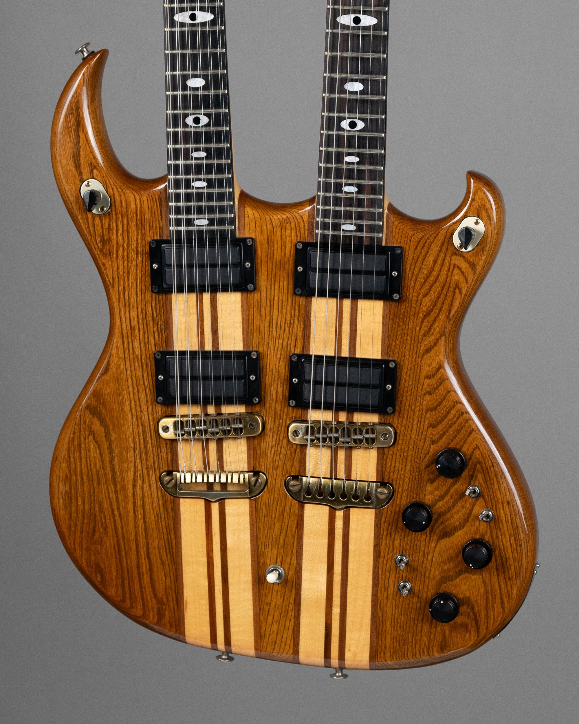 c1979 Aria Pro II Super Twin Double Neck (Japan, Walnut, OHSC)