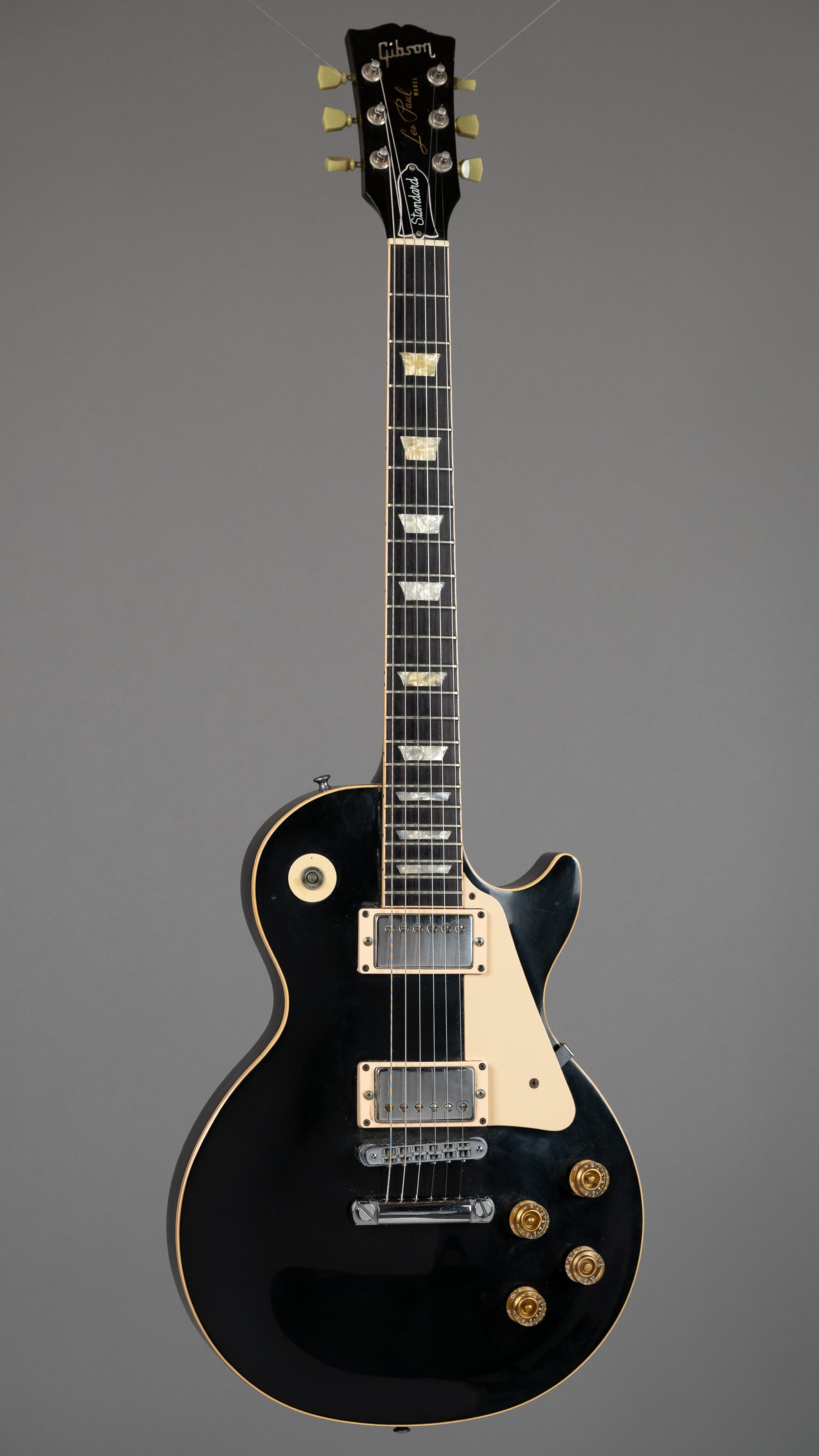 1990 Gibson Les Paul Standard (USA, Black, OHSC)