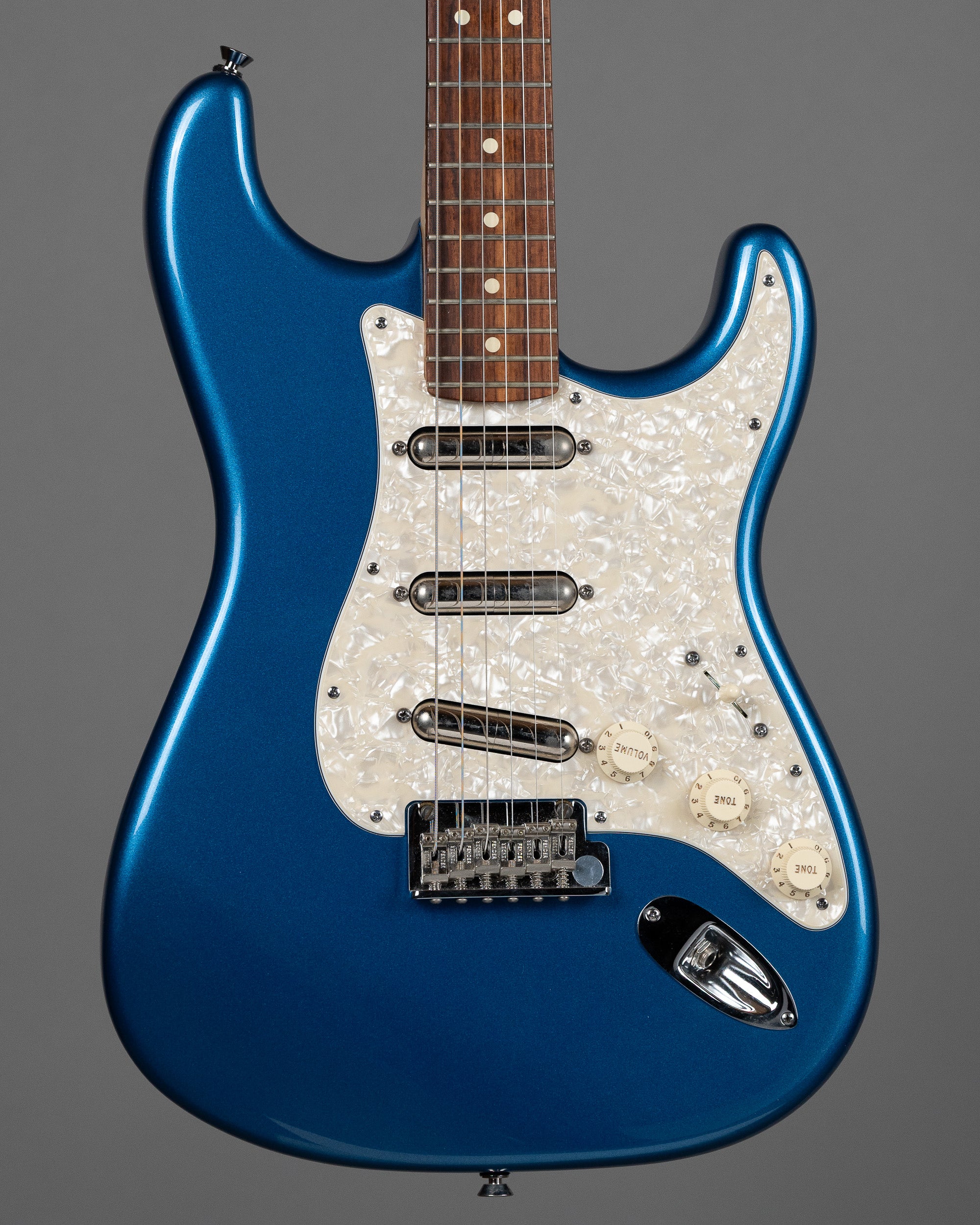 2012 Fender FSR Lipstick Stratocaster (USA, Lake Placid Blue, OHSC)