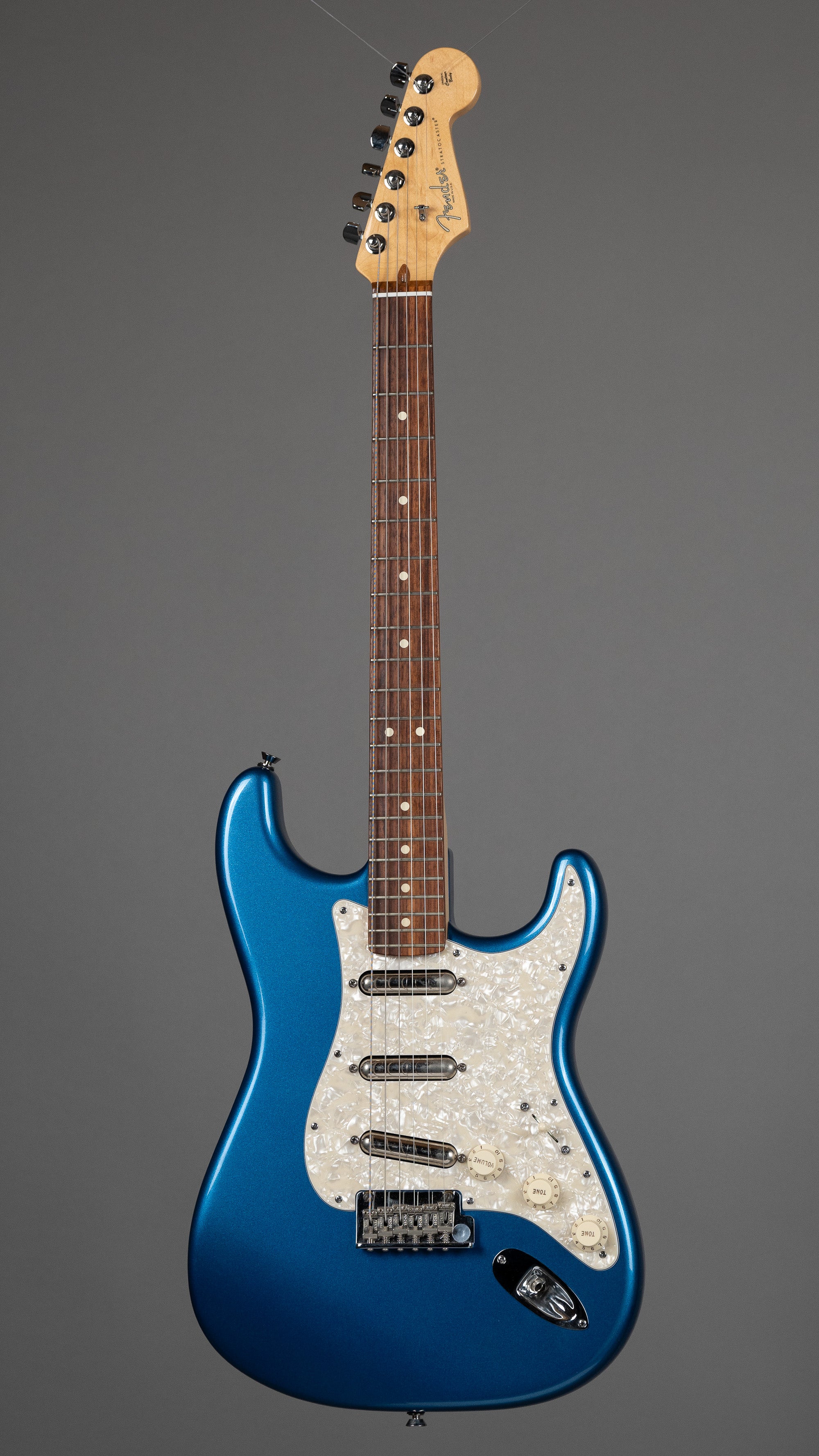 2012 Fender FSR Lipstick Stratocaster (USA, Lake Placid Blue, OHSC)