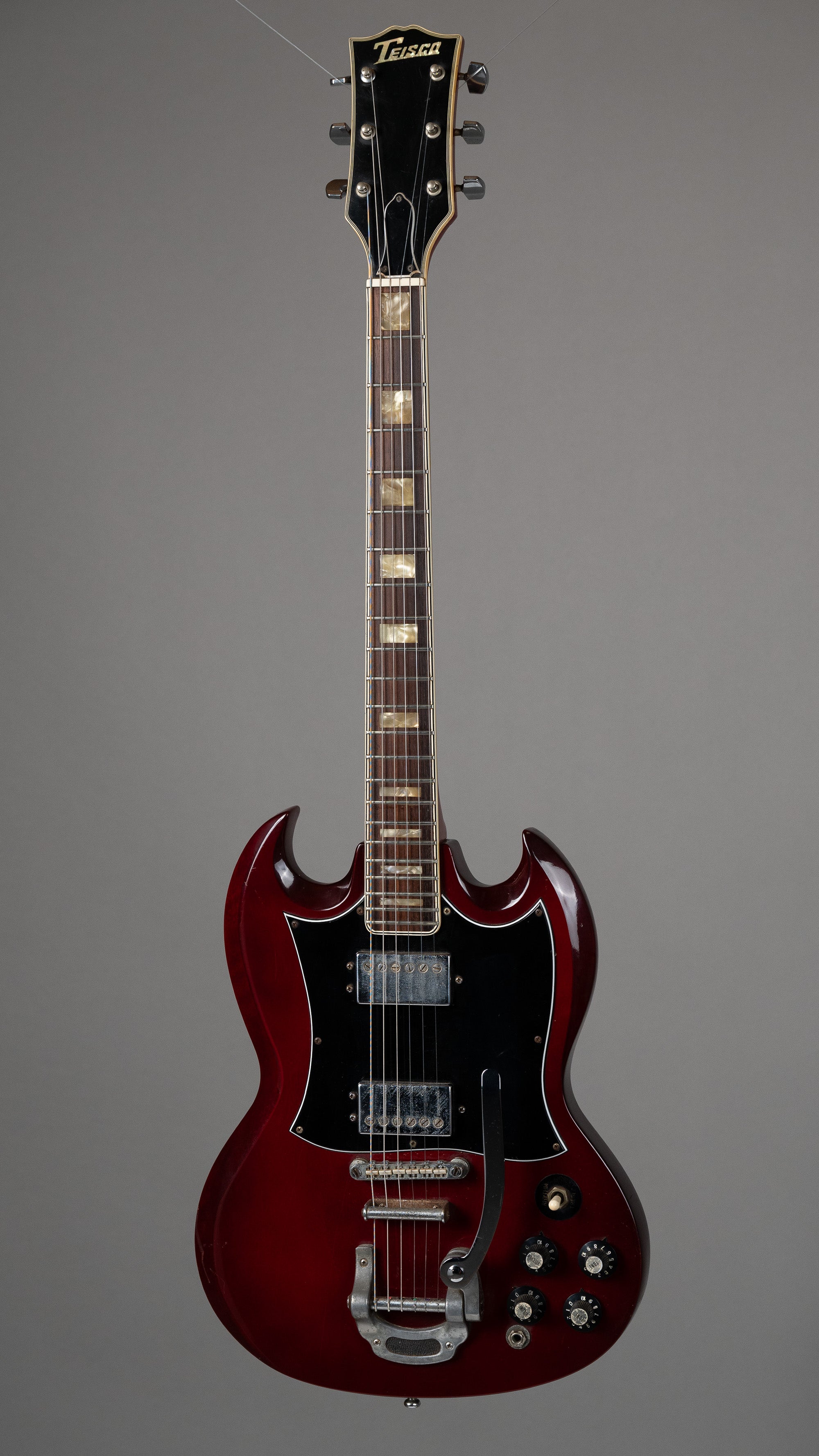 c1970s Teisco SG w/Bigbsy style Trem (Japan, Cherry)