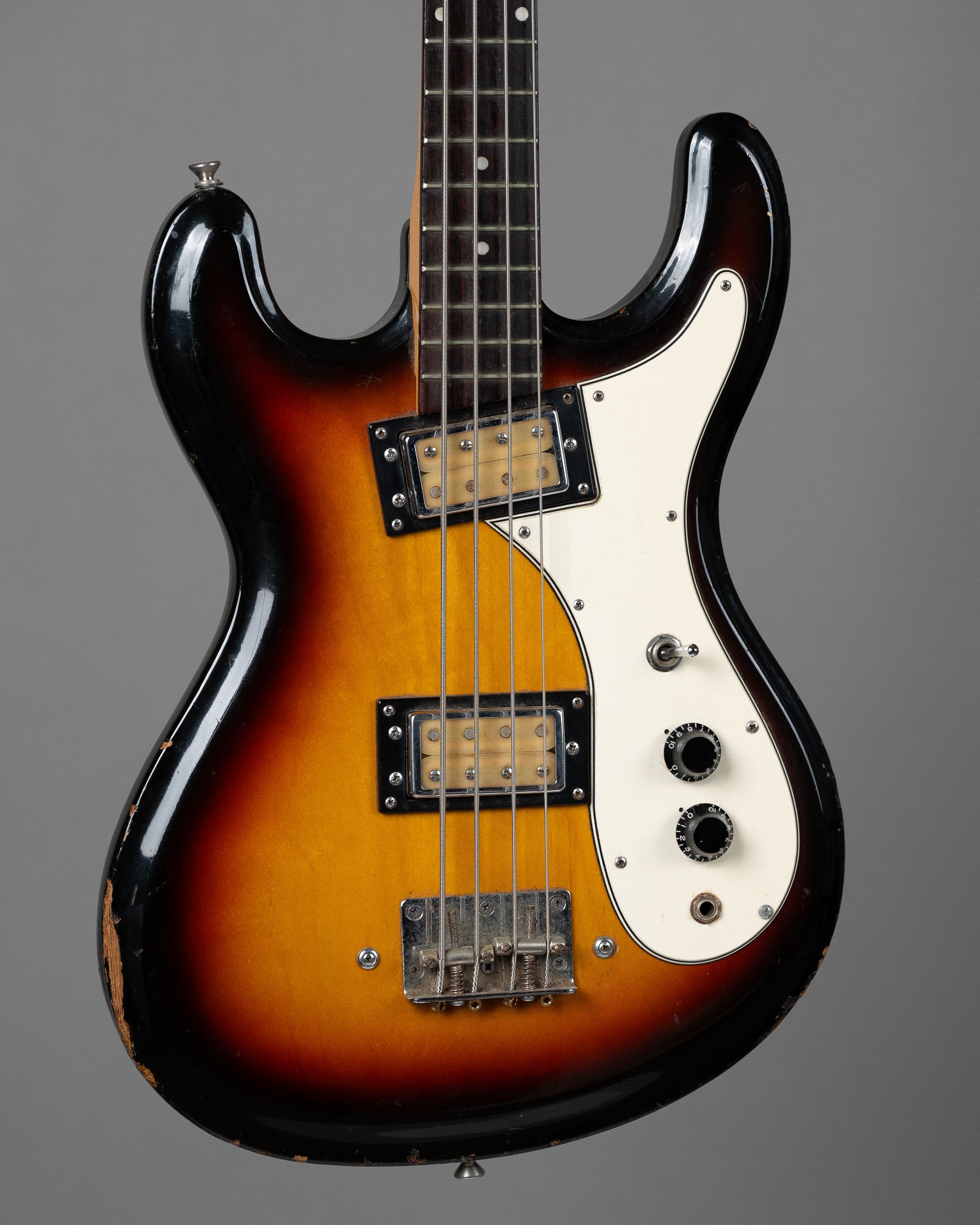 c1972 Univox Hi-Flier Bass (Japan, Sunburst)