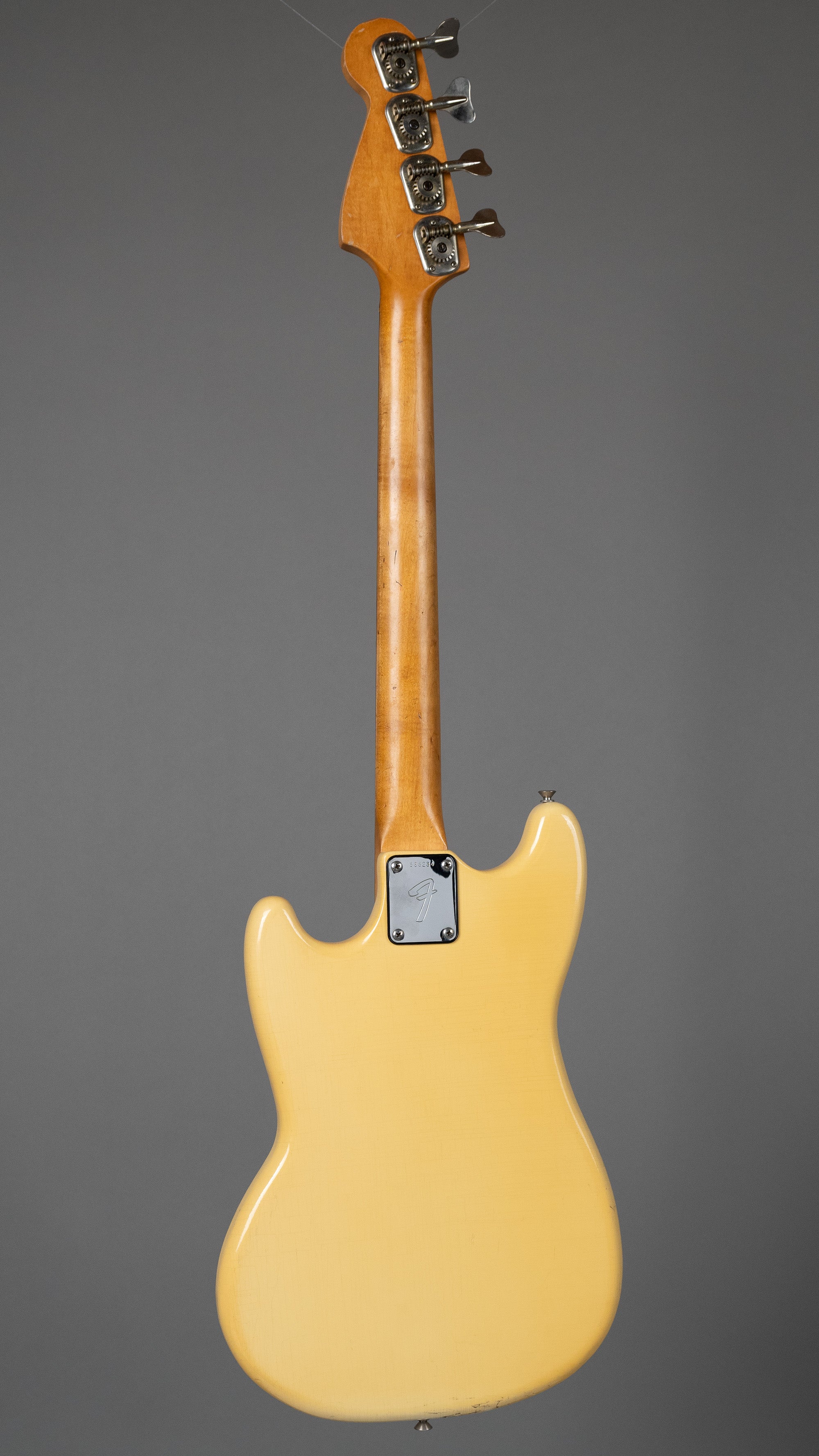 1975 Fender Musicmaster Bass (USA, Olympic White)
