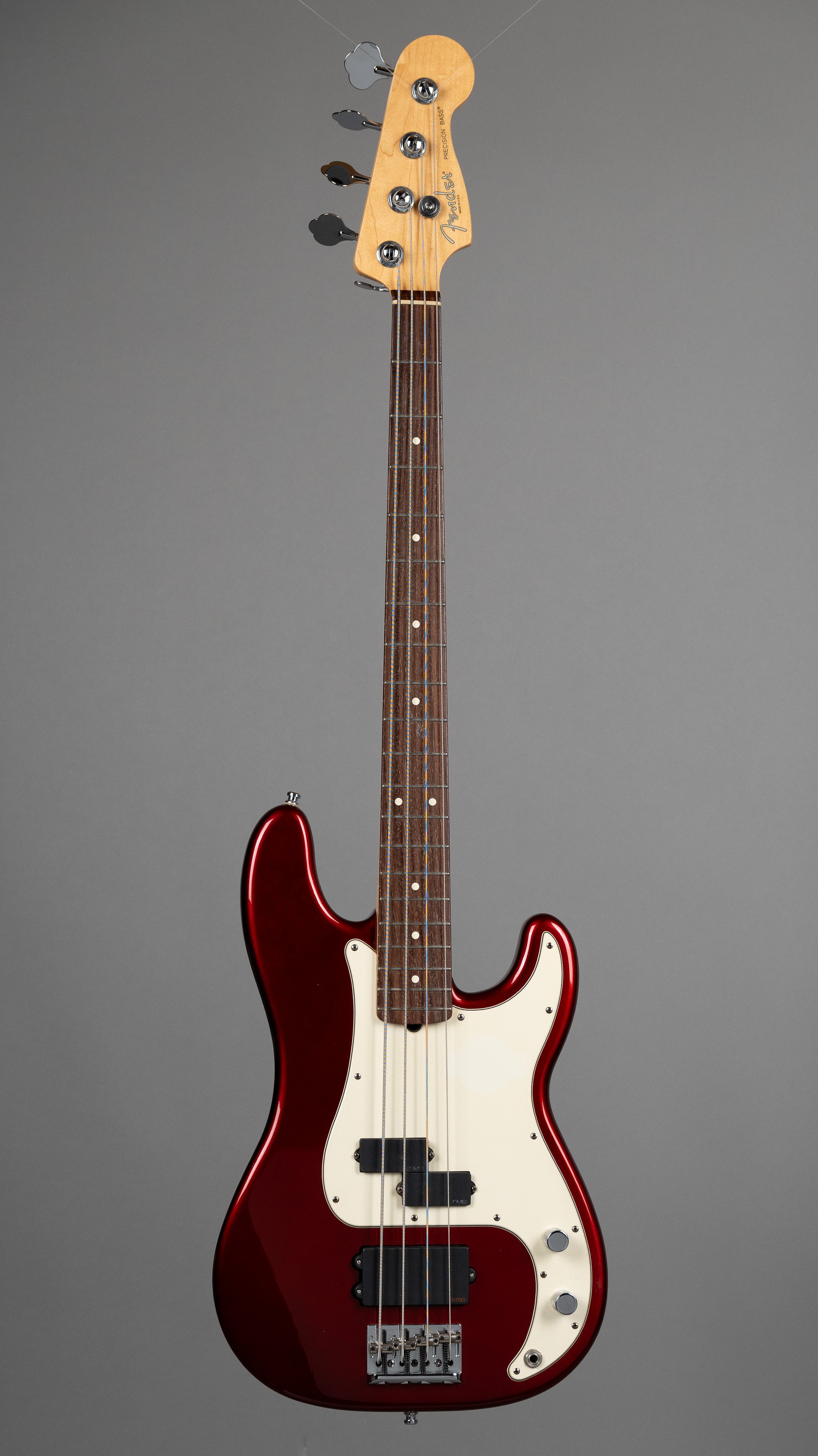 2007 Fender American Standard Precision Bass (USA, Candy Cola, Bag)