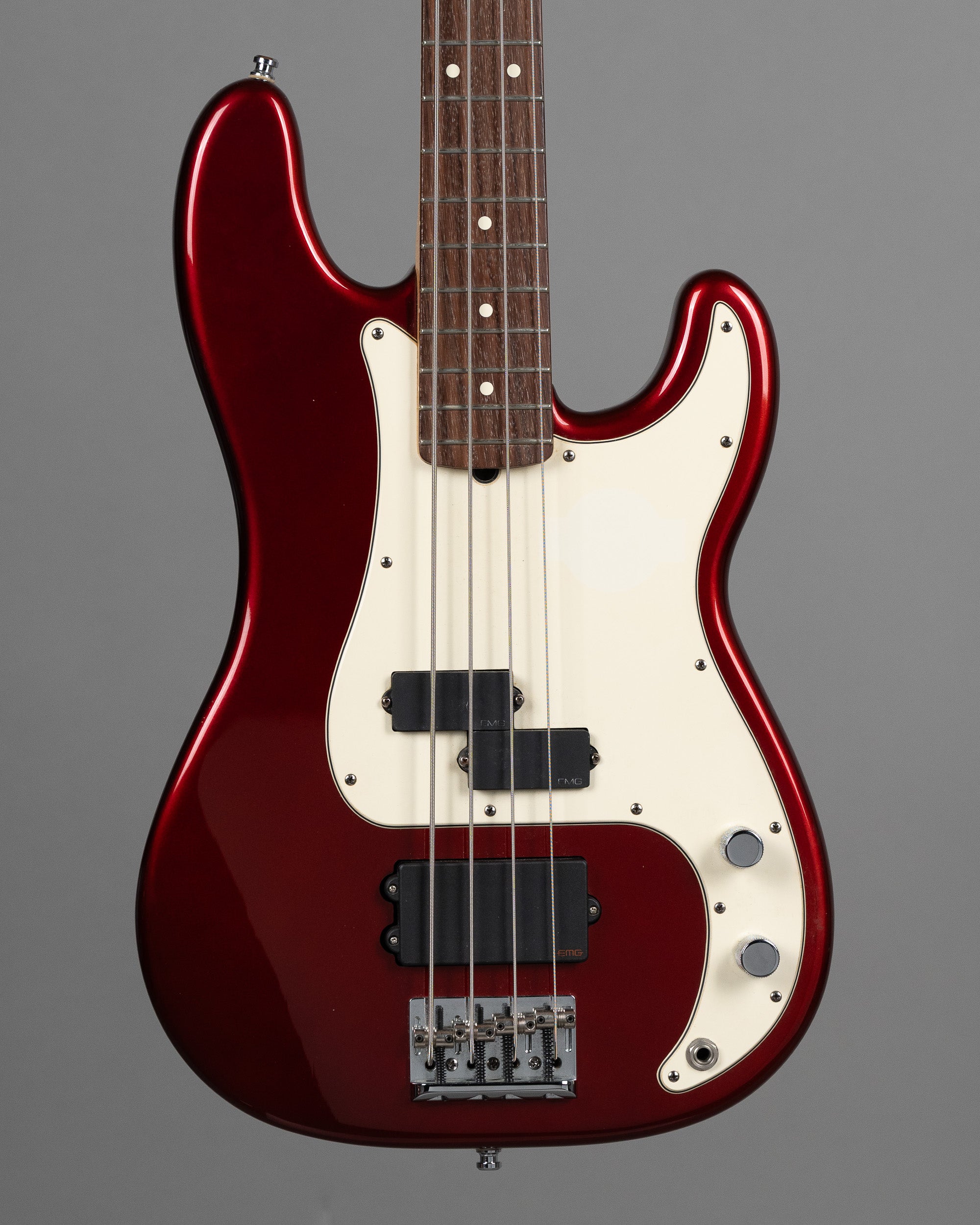 2007 Fender American Standard Precision Bass (USA, Candy Cola, Bag)