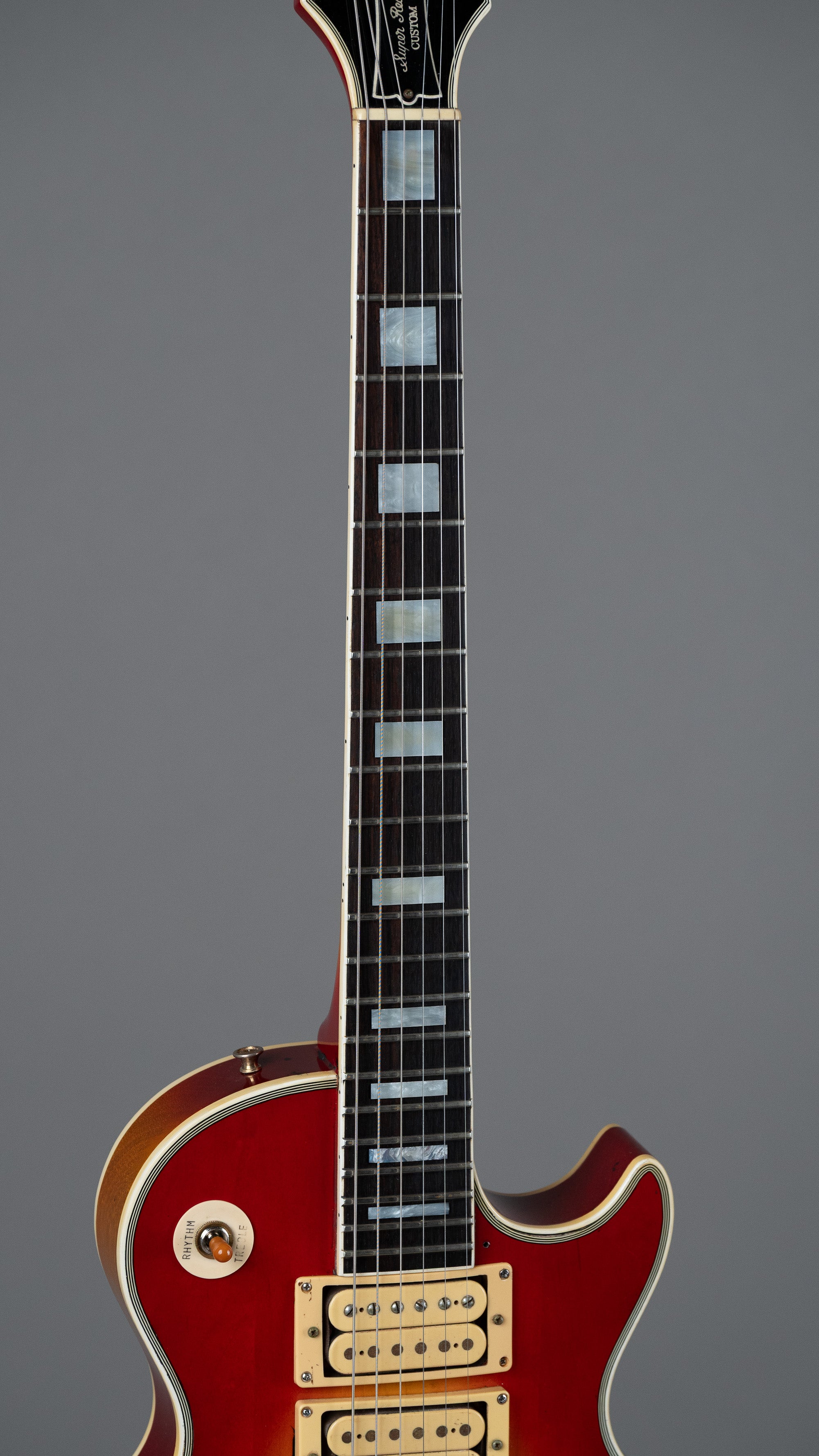1980 Greco Super Real Les Paul Custom (Japan, 3 Pickup, Cherry Sunburst)