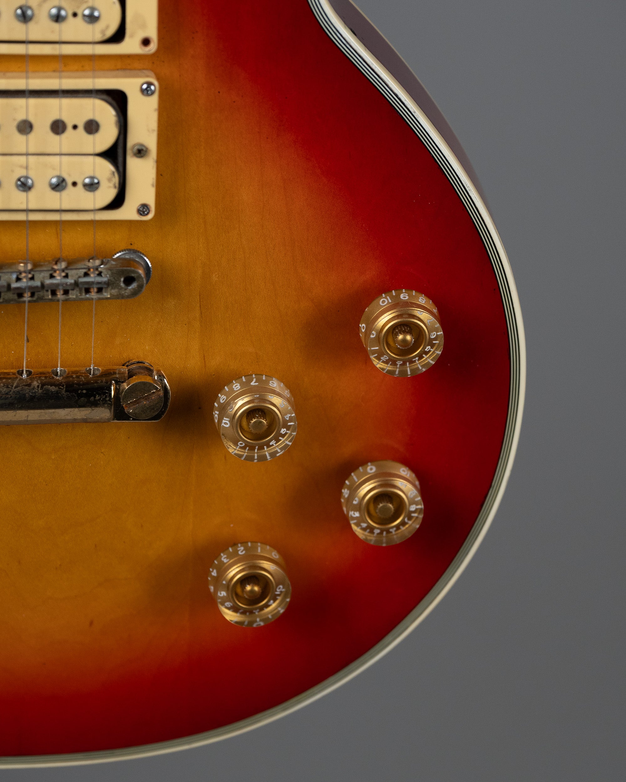 1980 Greco Super Real Les Paul Custom (Japan, 3 Pickup, Cherry Sunburst)