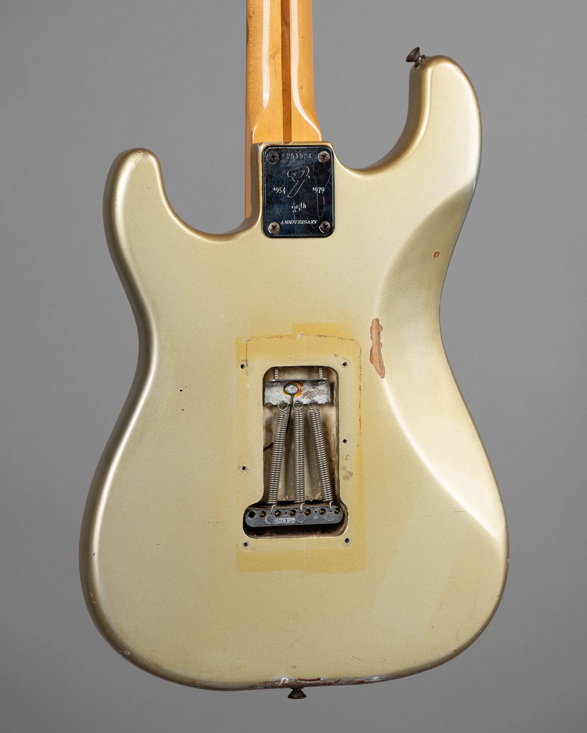 1979 Fender Anniversary Stratocaster (USA, Silver, Fender Tweed Case)