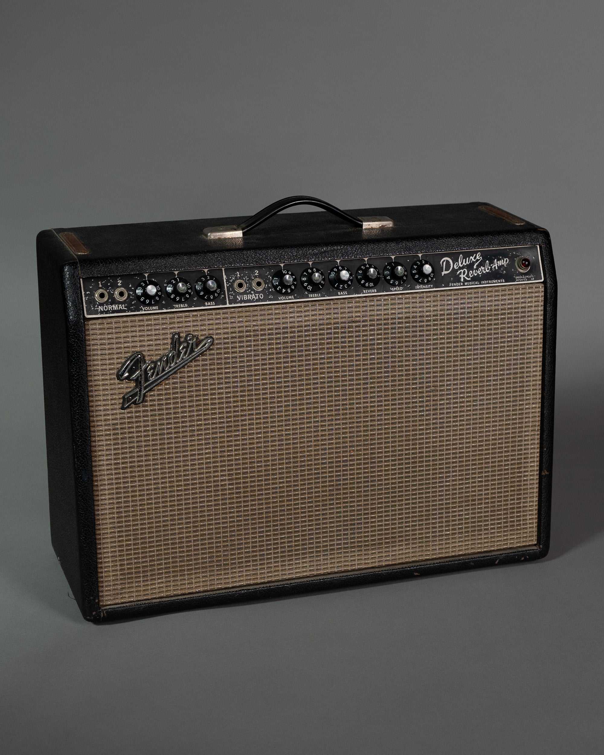 1967 Fender Deluxe Reverb (USA, Blackface, AB763 circuit, 240V)