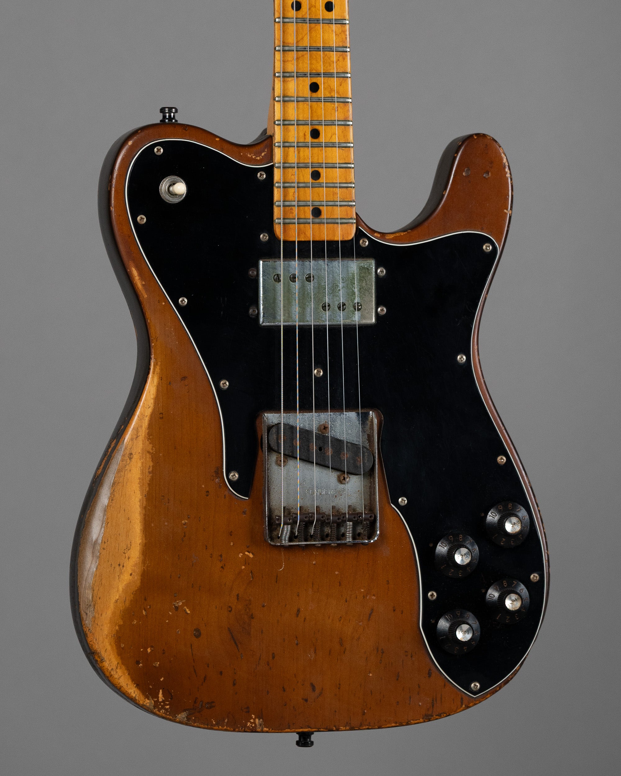 1974 Fender Telecaster Custom (USA, Mocha, OHSC)
