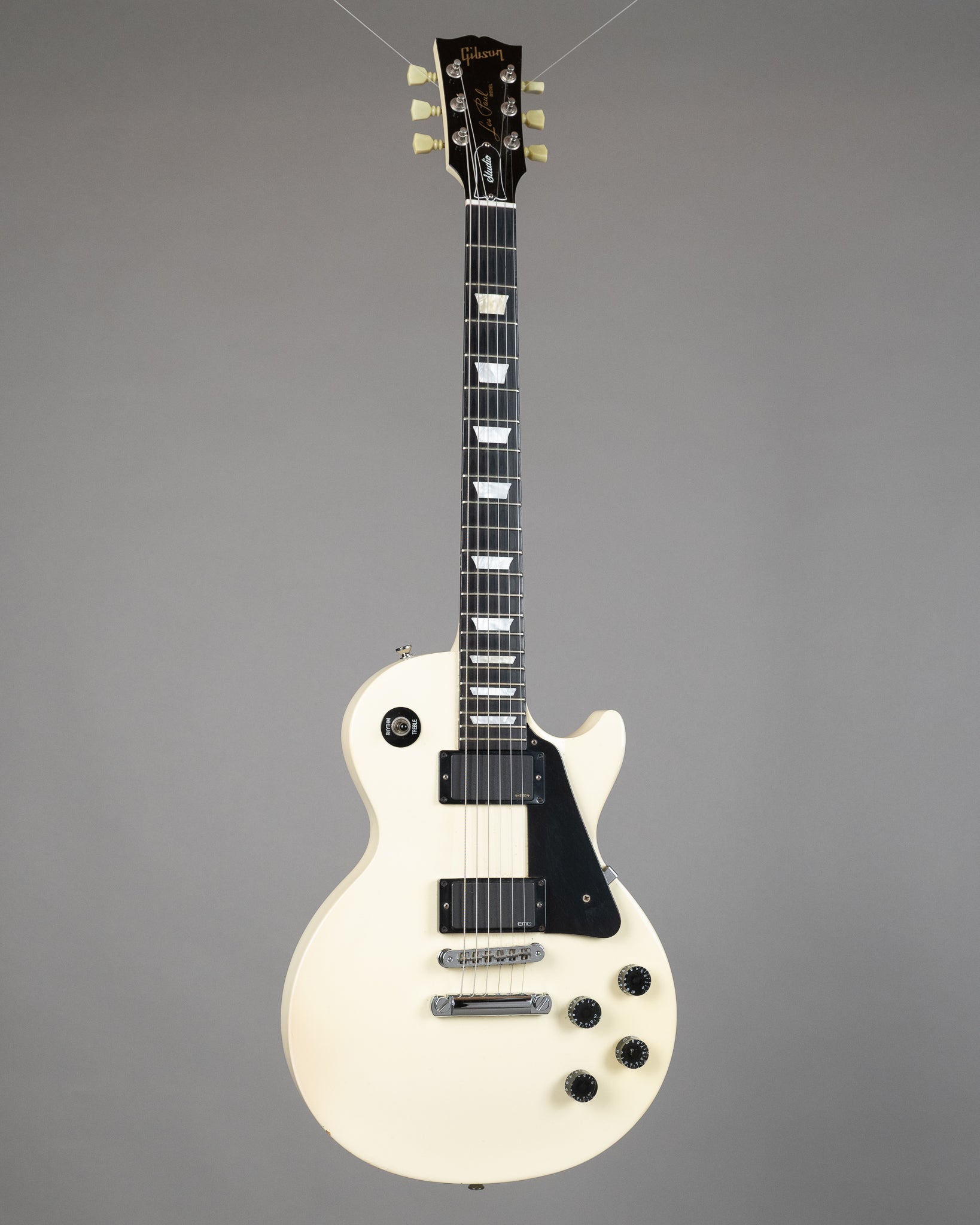 2007 Gibson Les Paul Studio (USA, EMG Pickups, White, OHSC)