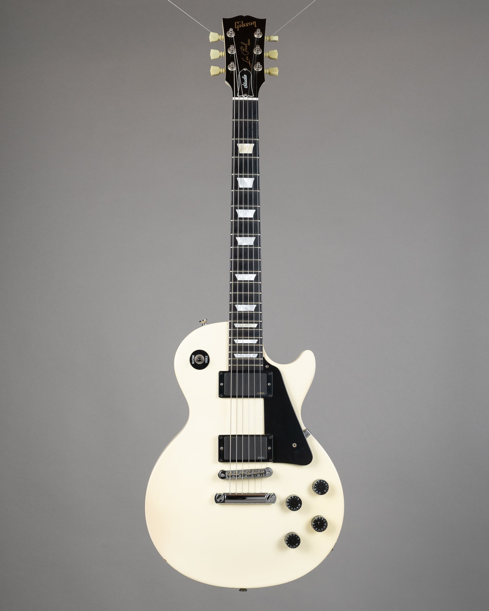 2007 Gibson Les Paul Studio (USA, EMG Pickups, White, OHSC)
