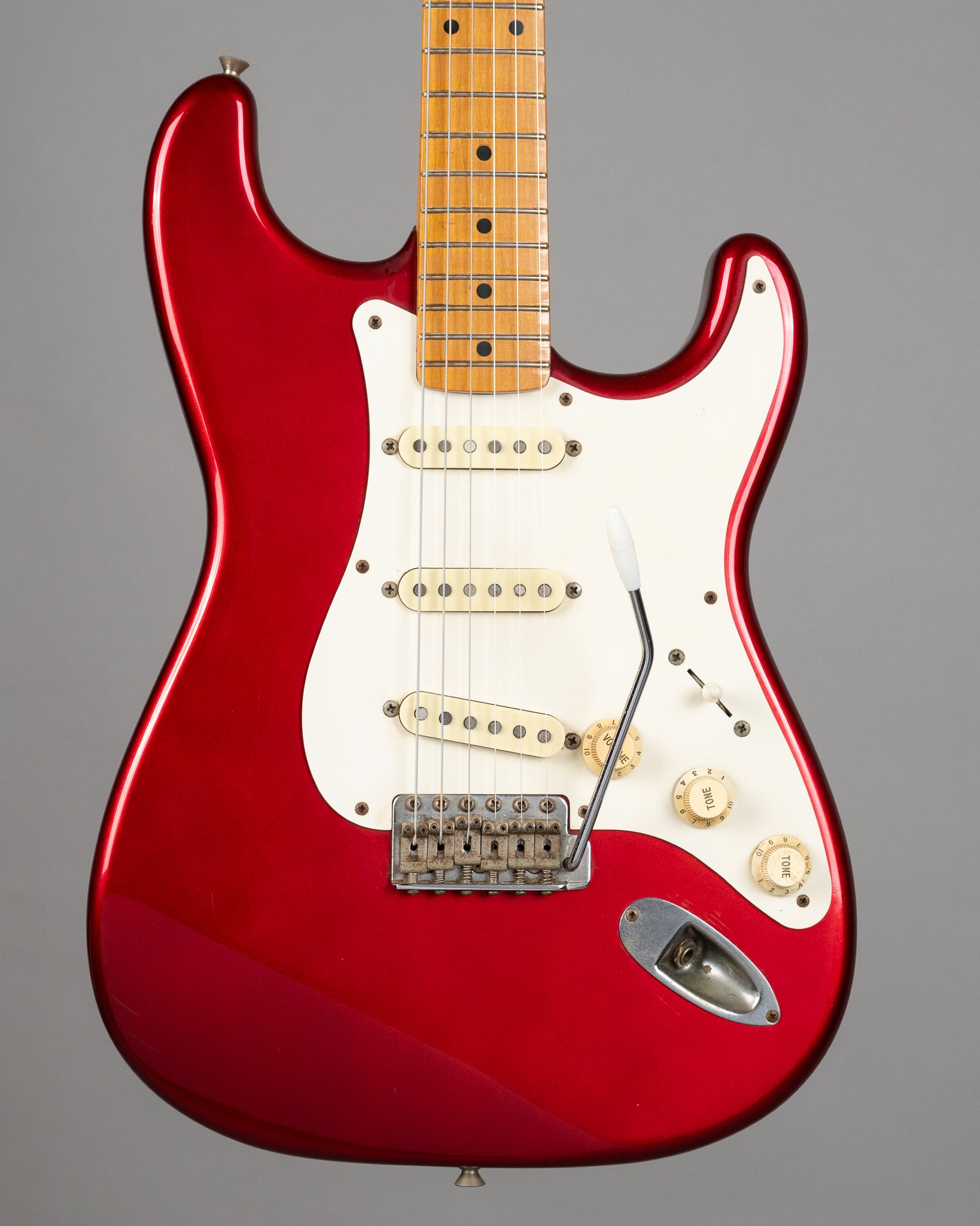 c1990 Fender ST57 Stratocaster (Japan, Candy Apple Red)