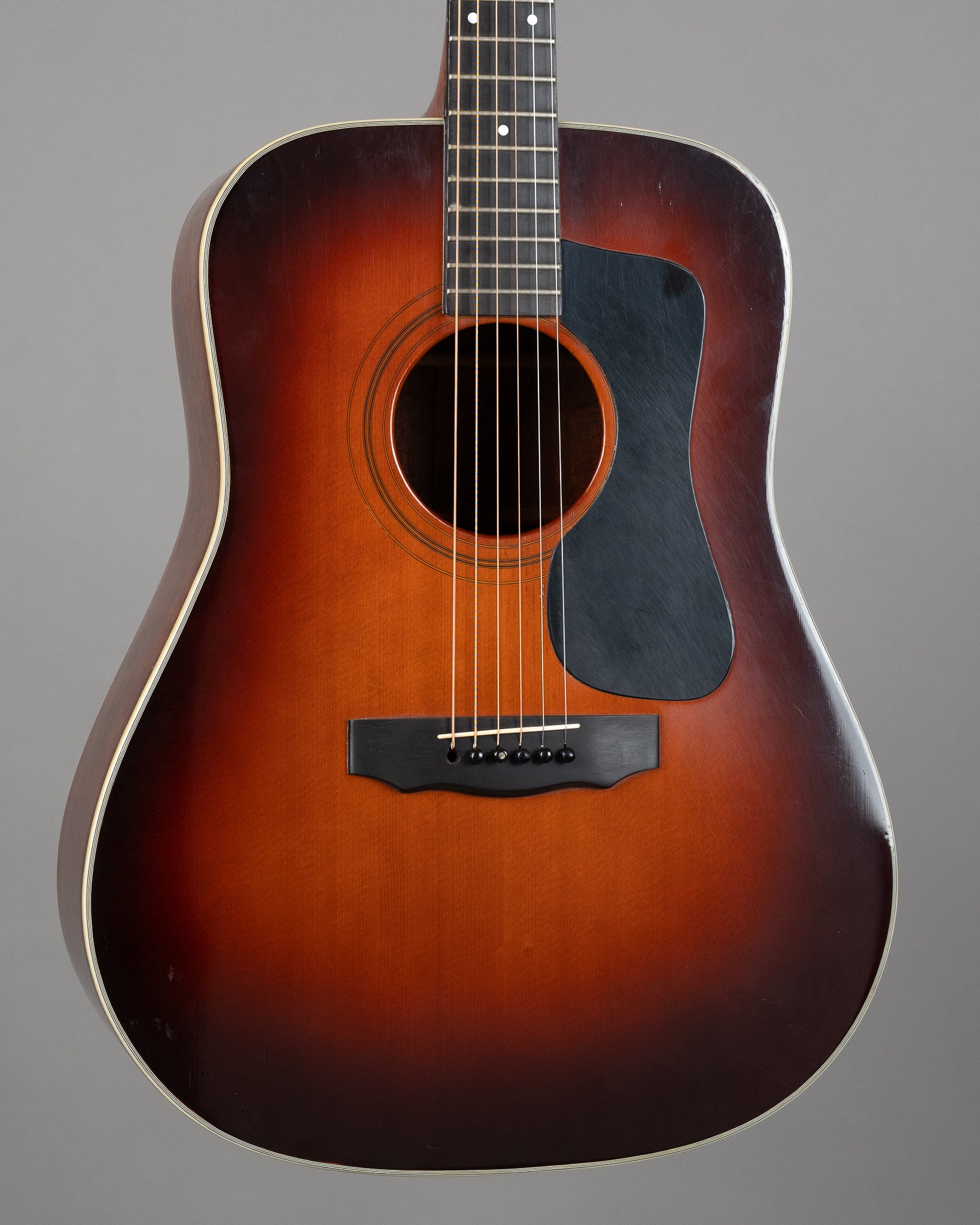 1975 K.Yairi 'Guild D-40' Style Dreadnought (Japan, Sunburst, HSC)