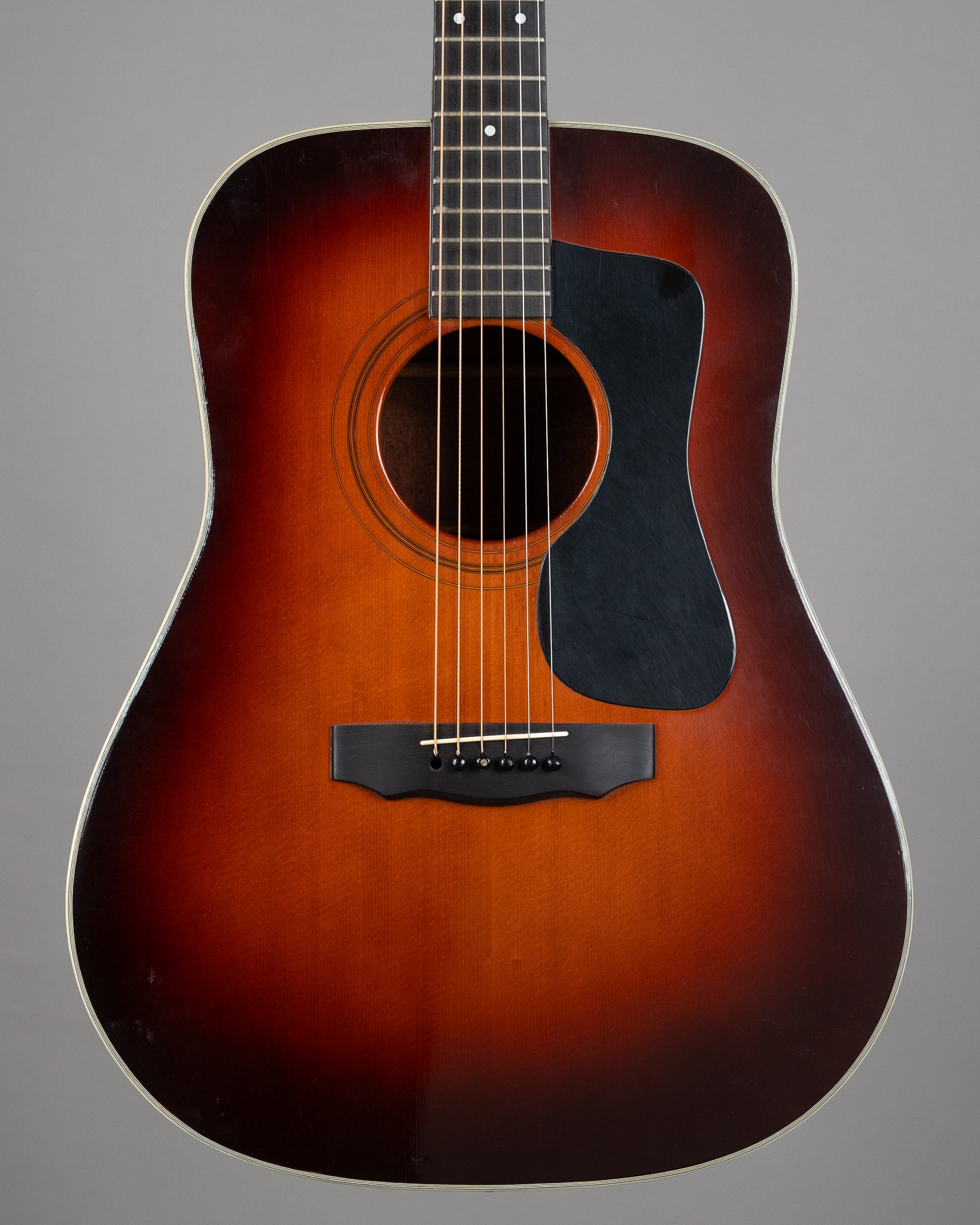 1975 K.Yairi 'Guild D-40' Style Dreadnought (Japan, Sunburst, HSC)