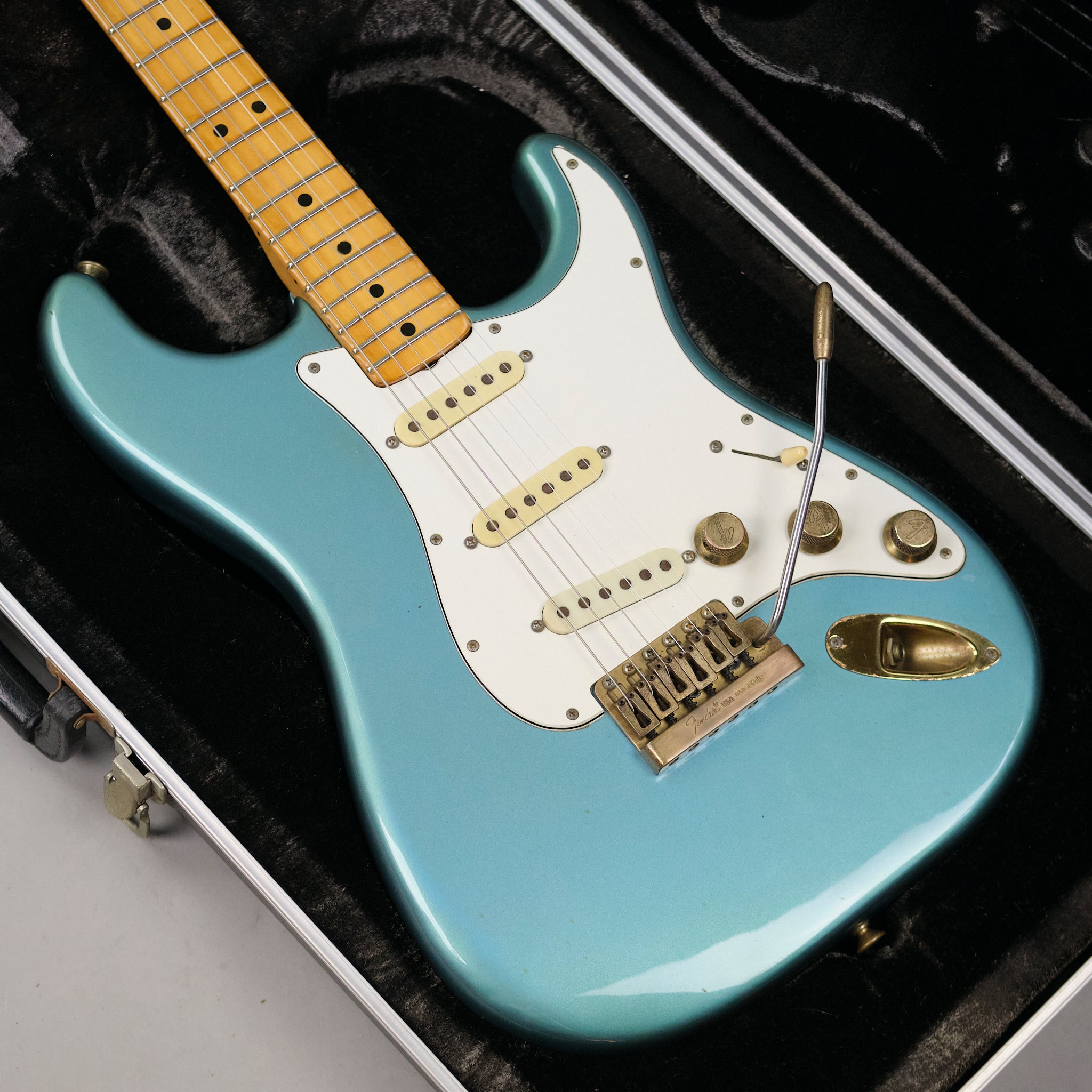 1981 Fender "The Strat" (USA, Placid Blue, HSC)