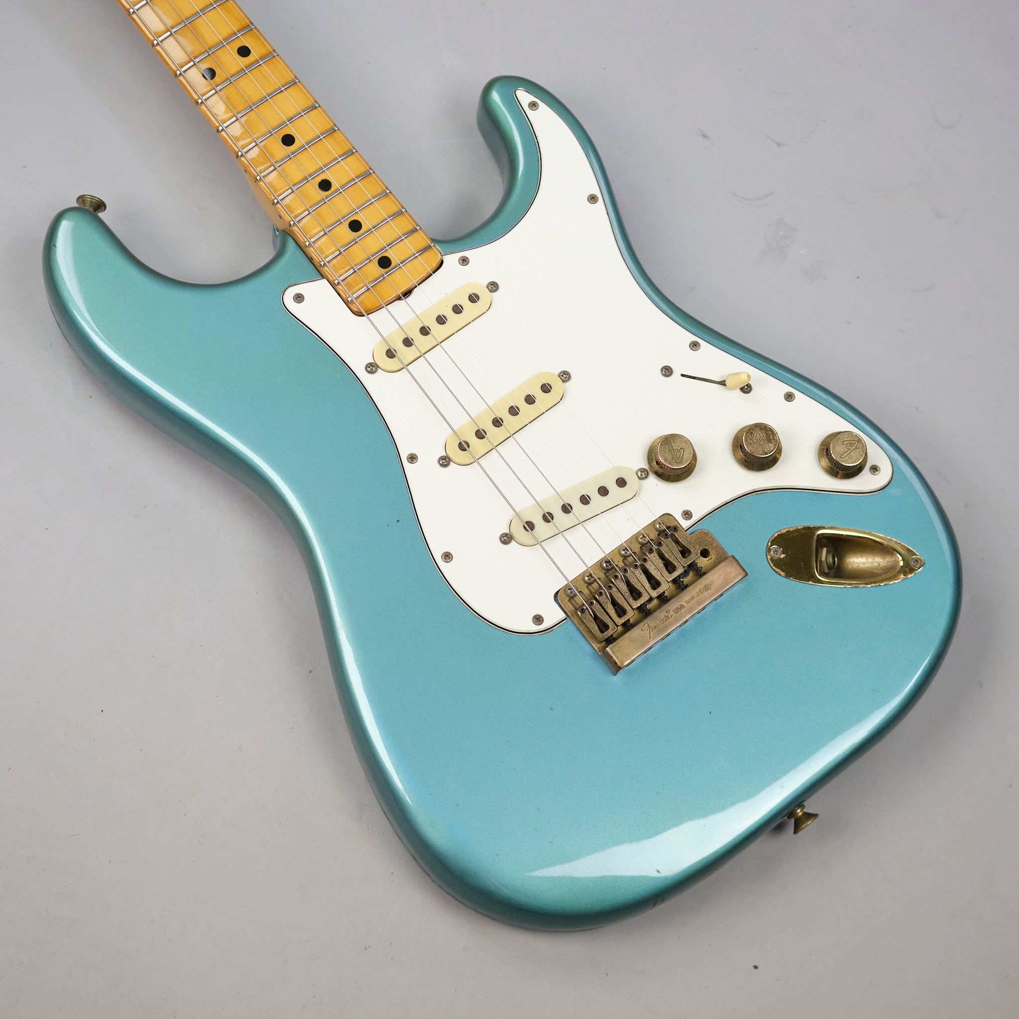 1981 Fender "The Strat" (USA, Placid Blue, HSC)