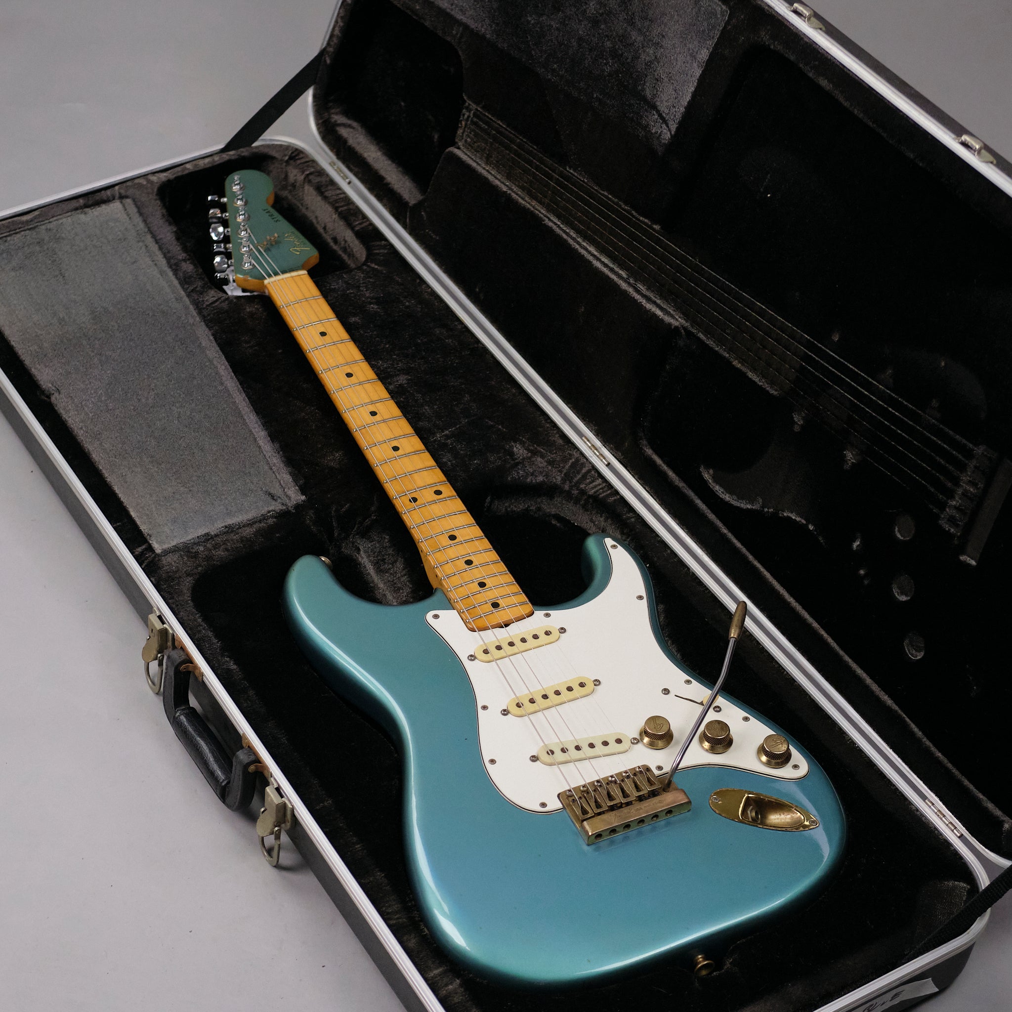 1981 Fender "The Strat" (USA, Placid Blue, HSC)