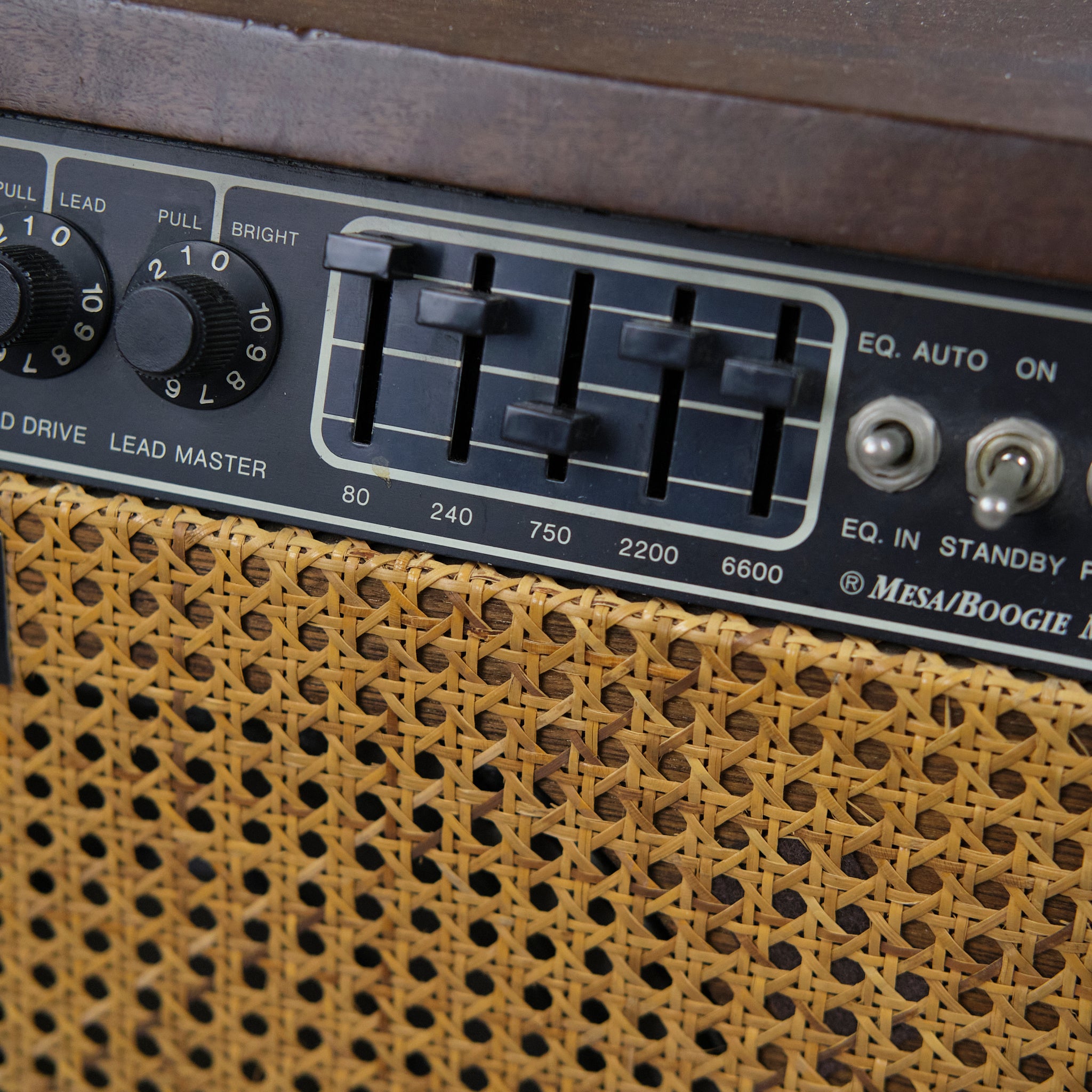 1989 Mesa Boogie MKIII Blues stripe w/Flight case 110v (USA, Hardwood)