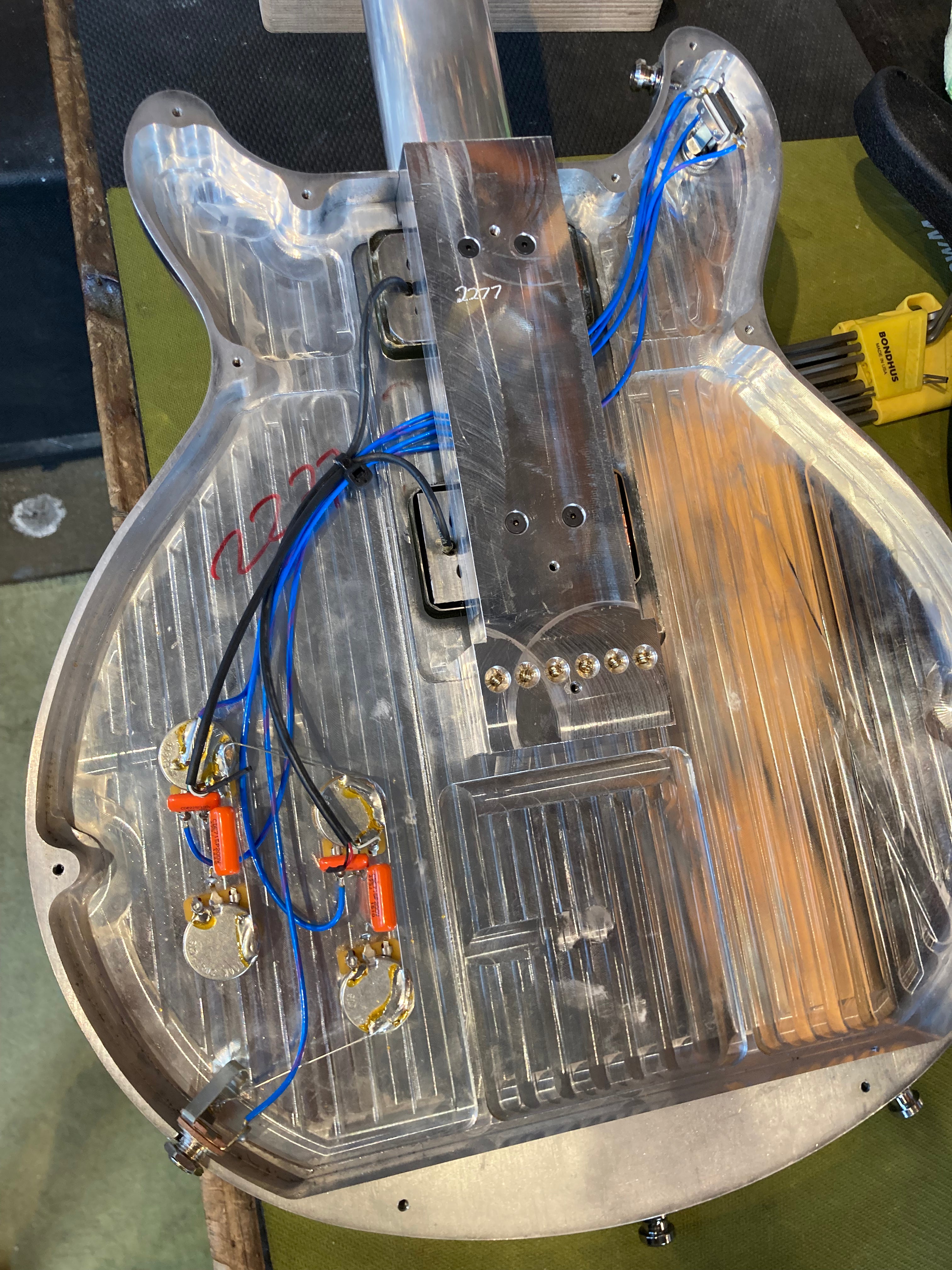 c2010s Electrical Guitar Company Standard #2227 (USA, Aluminium, SKB HC)