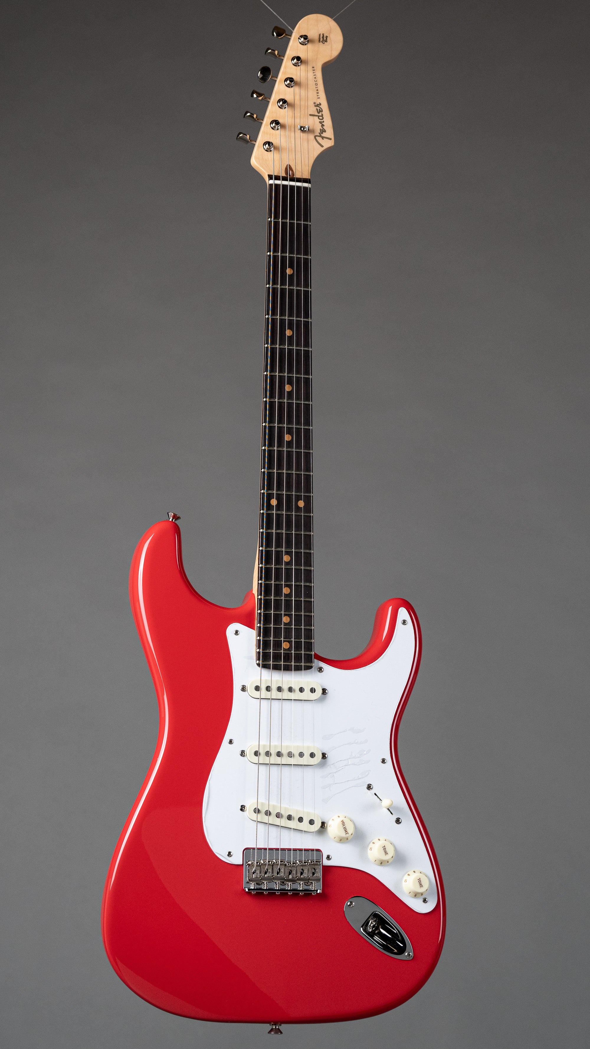 2024 Fender Custom Shop 'Custom Hardtail Stratocaster '(USA, NOS Fiesta Red, OHSC)