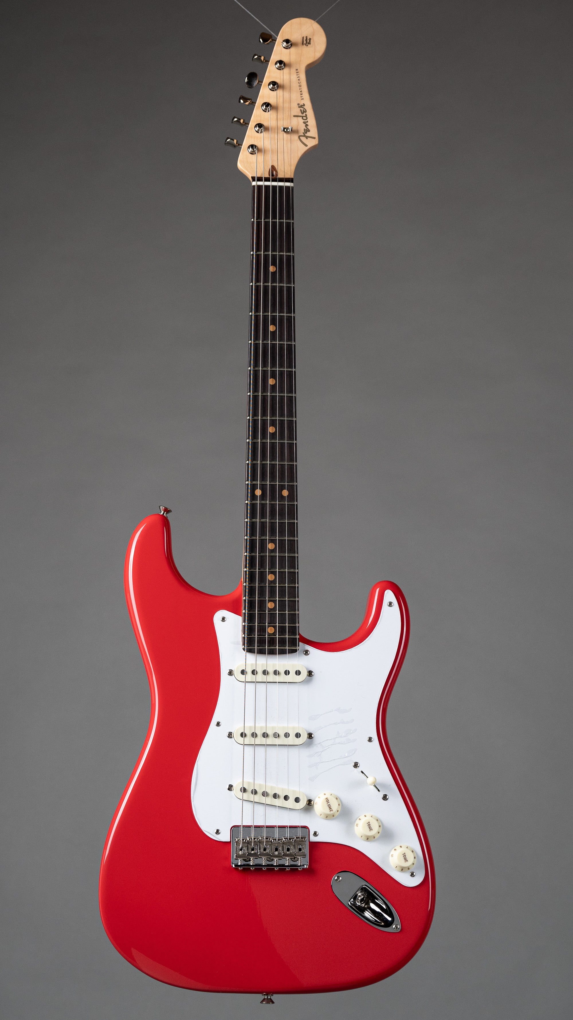 2024 Fender Custom Shop 'Custom Hardtail Stratocaster '(USA, NOS Fiesta Red, OHSC)