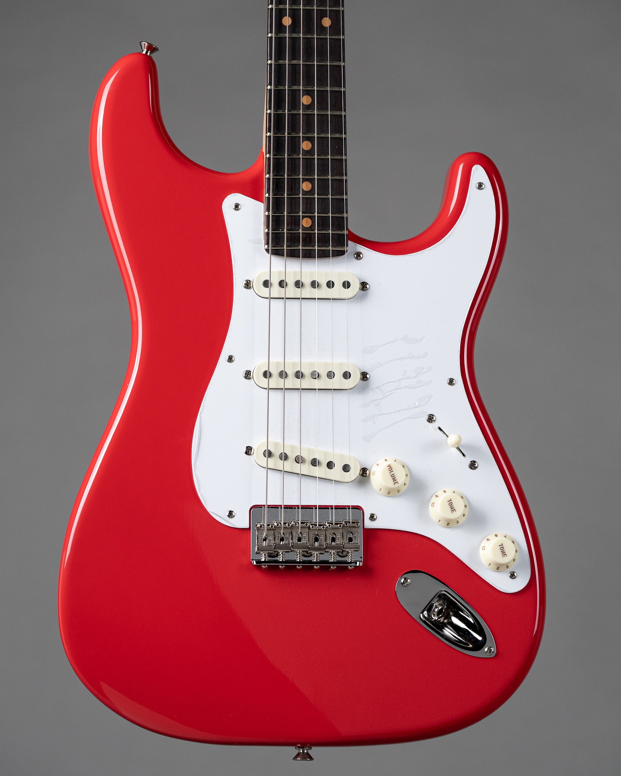 2024 Fender Custom Shop 'Custom Hardtail Stratocaster '(USA, NOS Fiesta Red, OHSC)