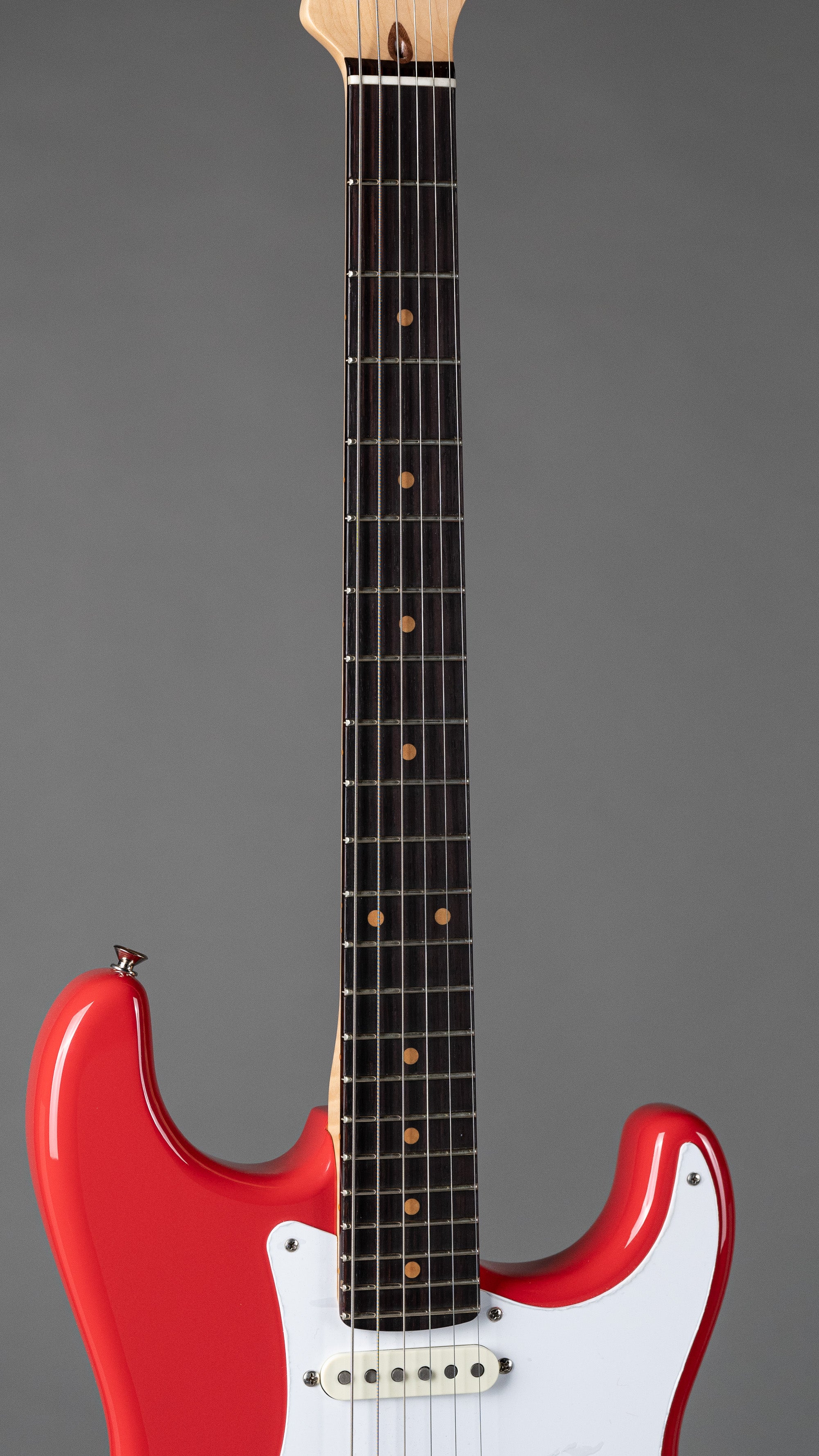 2024 Fender Custom Shop 'Custom Hardtail Stratocaster '(USA, NOS Fiesta Red, OHSC)