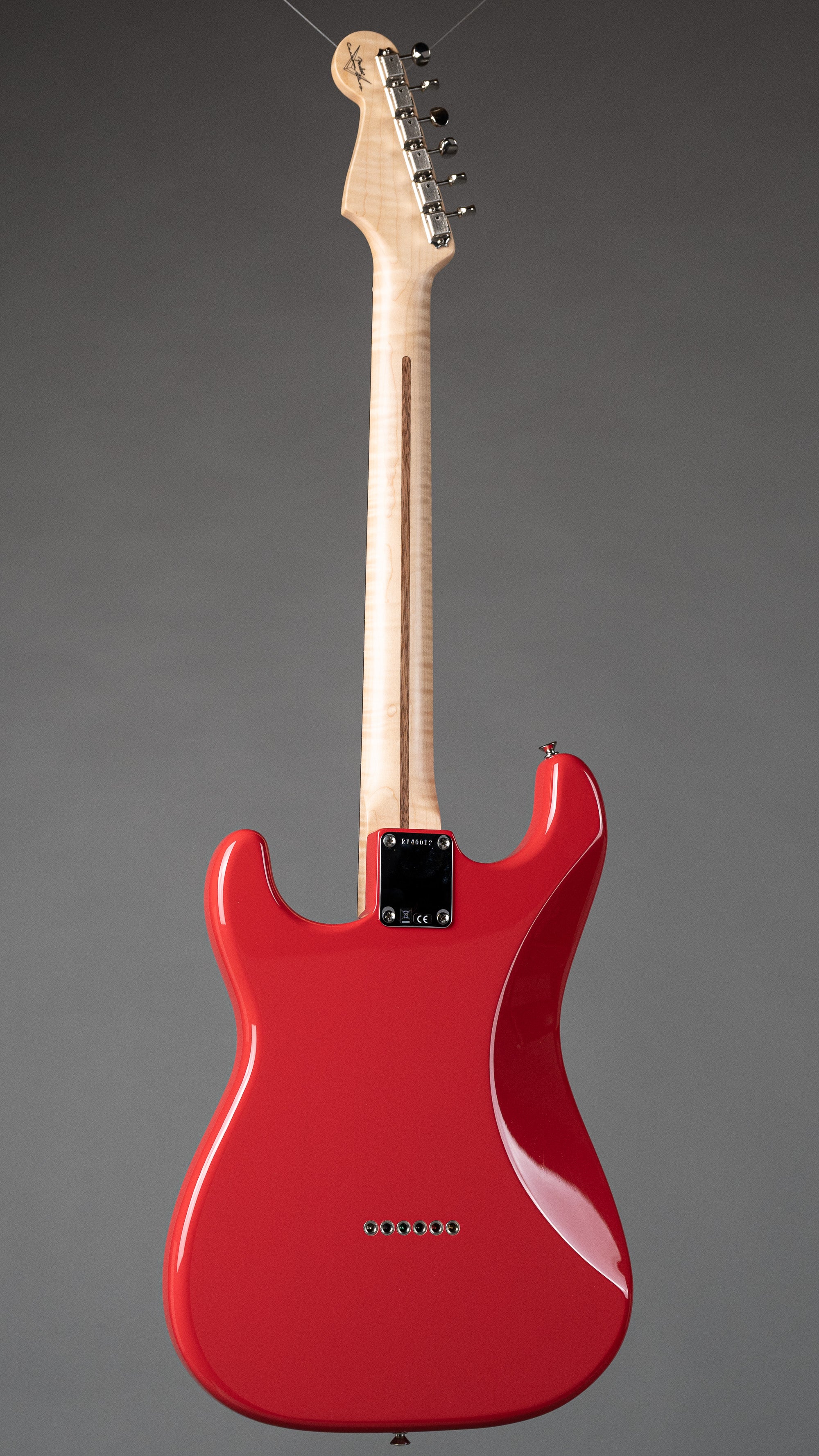 2024 Fender Custom Shop 'Custom Hardtail Stratocaster '(USA, NOS Fiesta Red, OHSC)