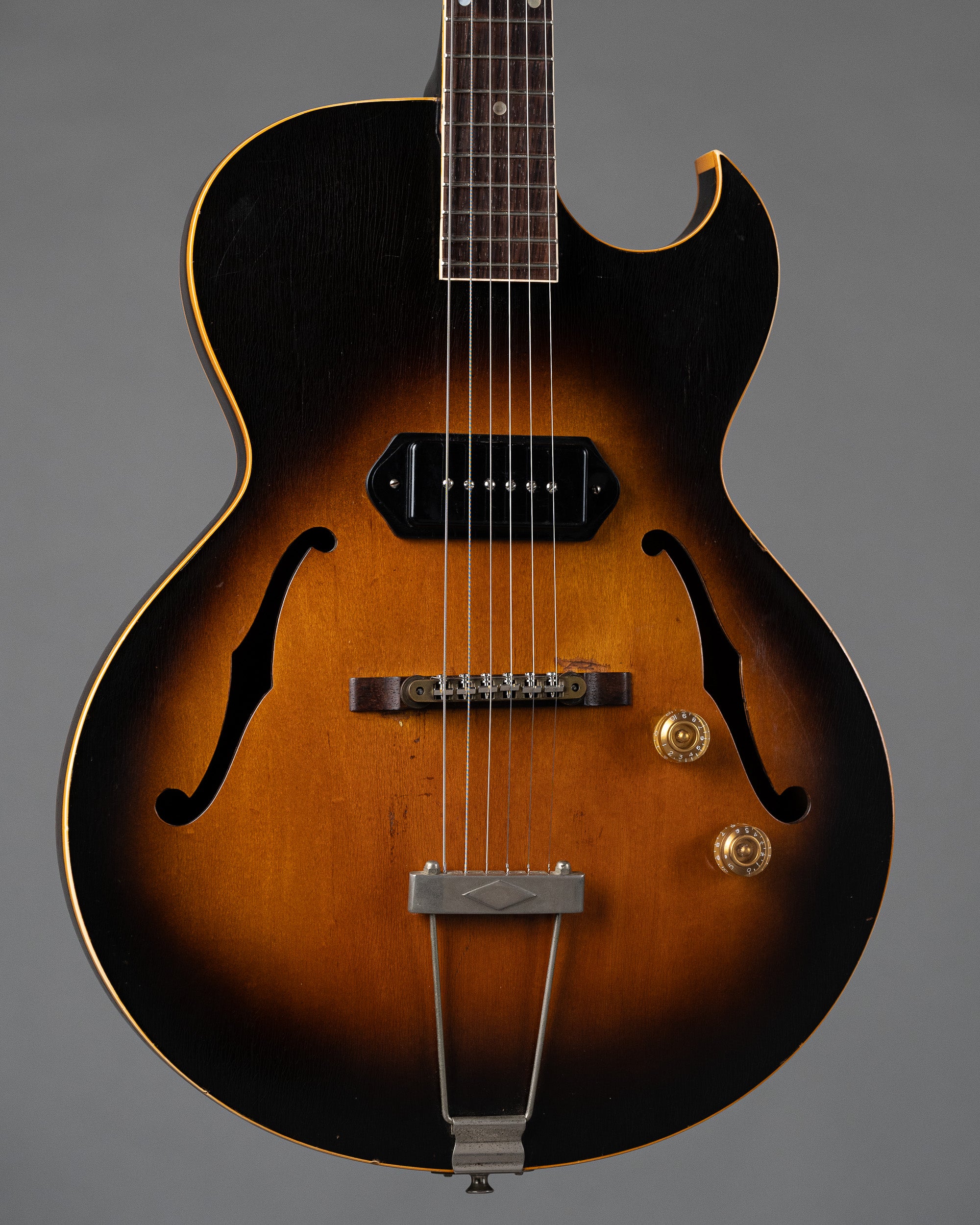 1955 Gibson ES-225 (USA, Sunburst, HSC)