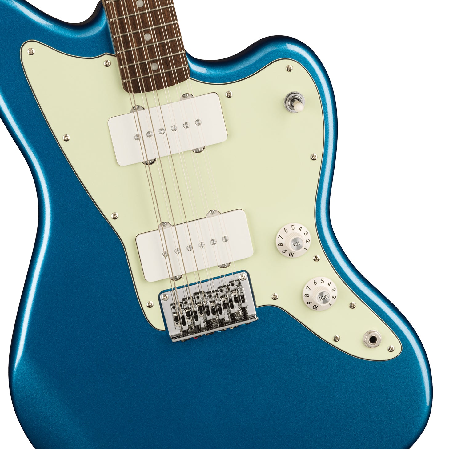 Squier Paranormal Jazzmaster XII (Laurel Fingerboard, Mint Pickguard, Lake Placid Blue)