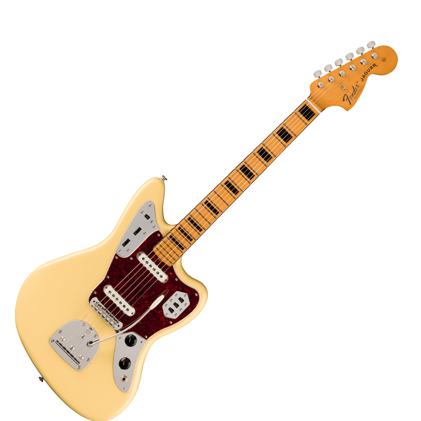 Fender Vintera II '70s Jaguar (Maple Fingerboard, Vintage White)