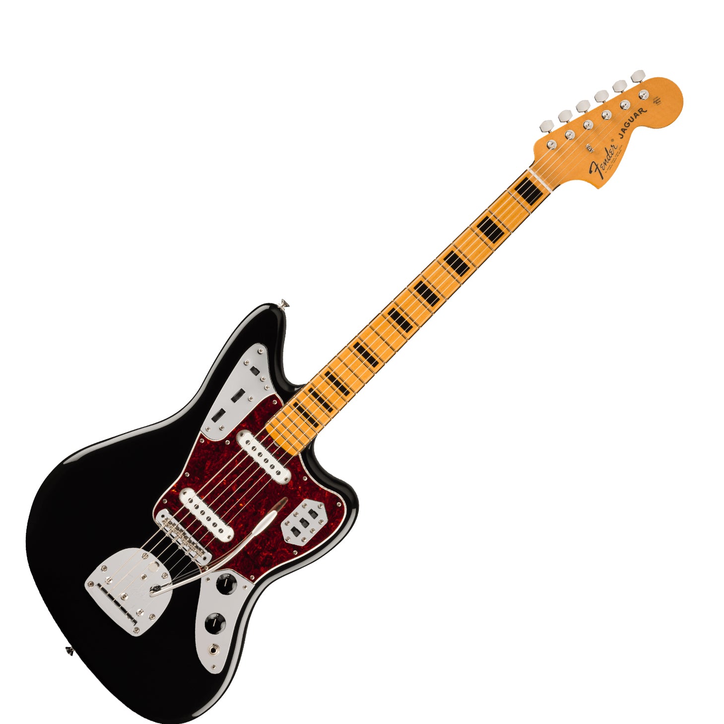 Fender Vintera II '70s Jaguar (Maple Fingerboard, Black)