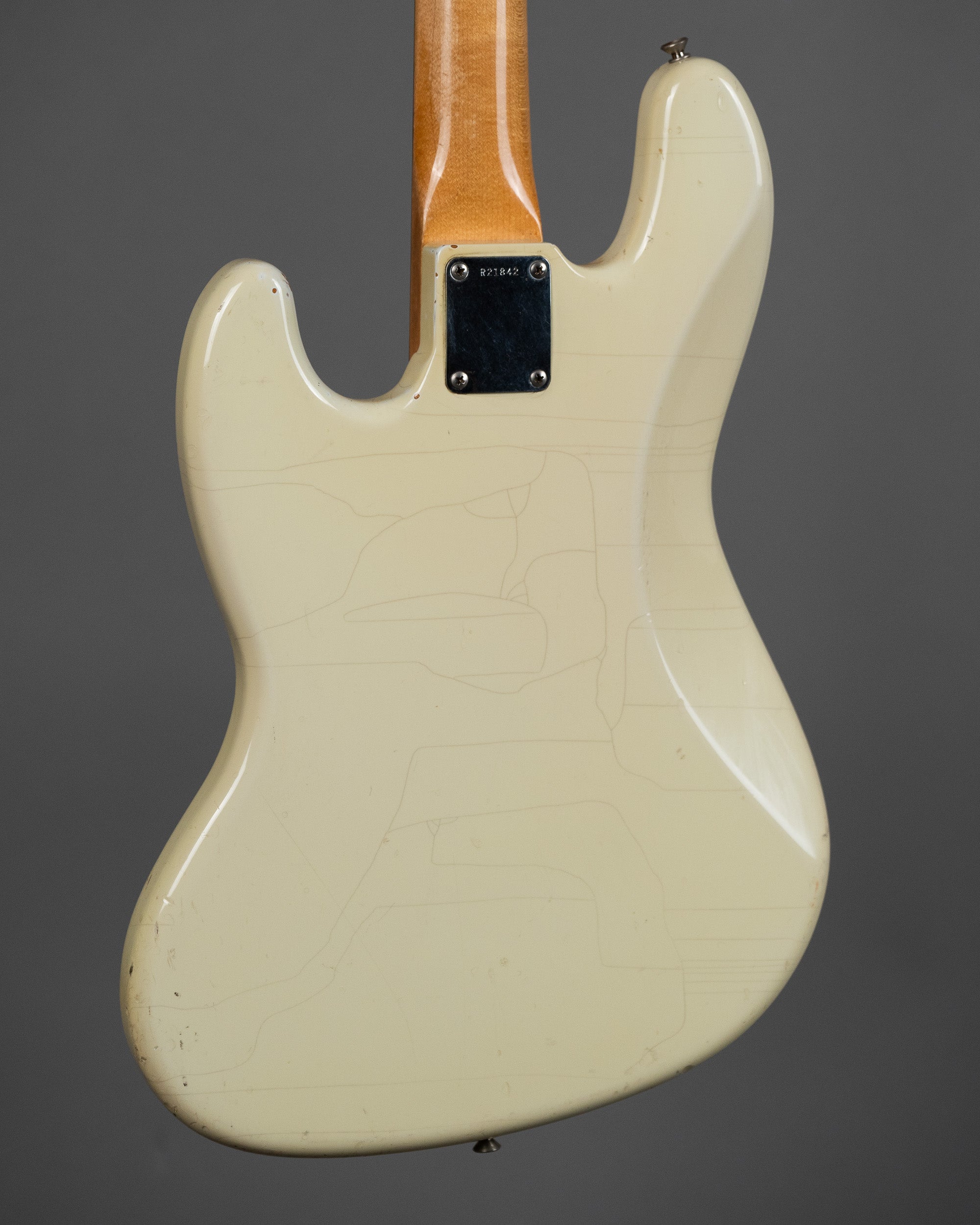 2004 Fender Custom Shop '64 Jazz Bass Relic (USA, Olympic White, OHSC)