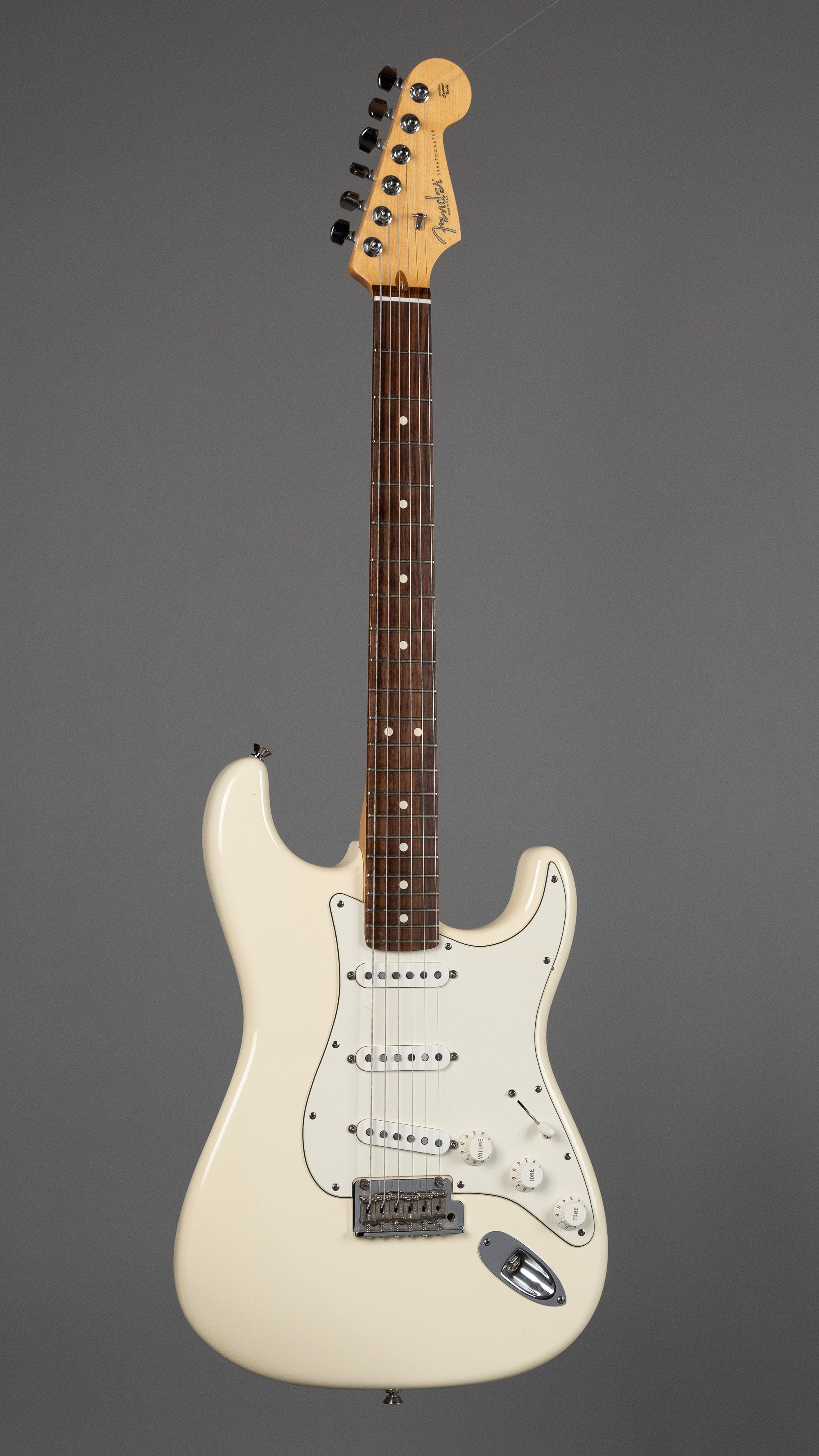 2010 Fender Stratocaster (USA, Vintage White, OHSC)