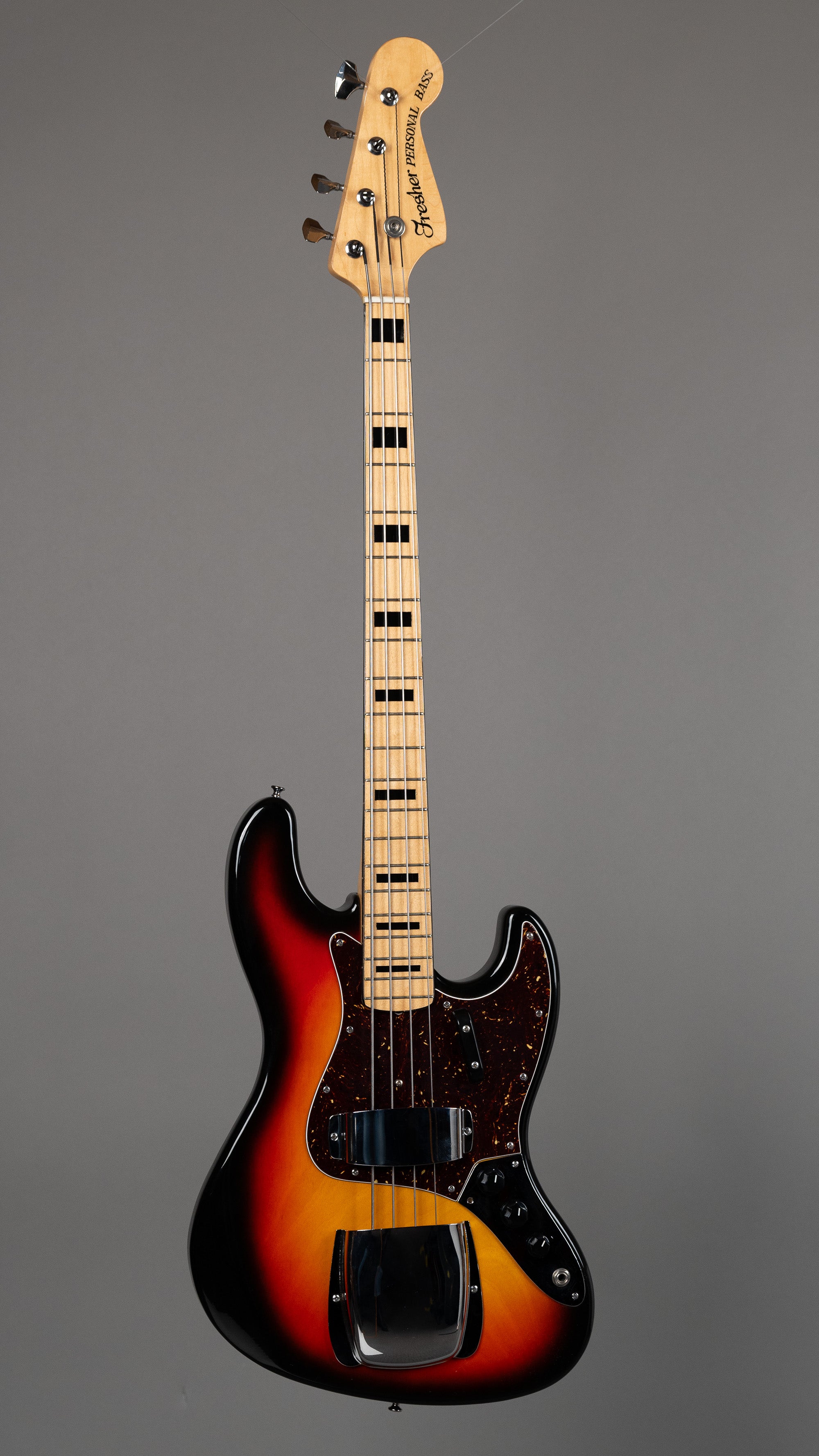 c1970s Fresher Personal Bass 'Jazz Bass' (Japan, Sunburst. Gig Bag)