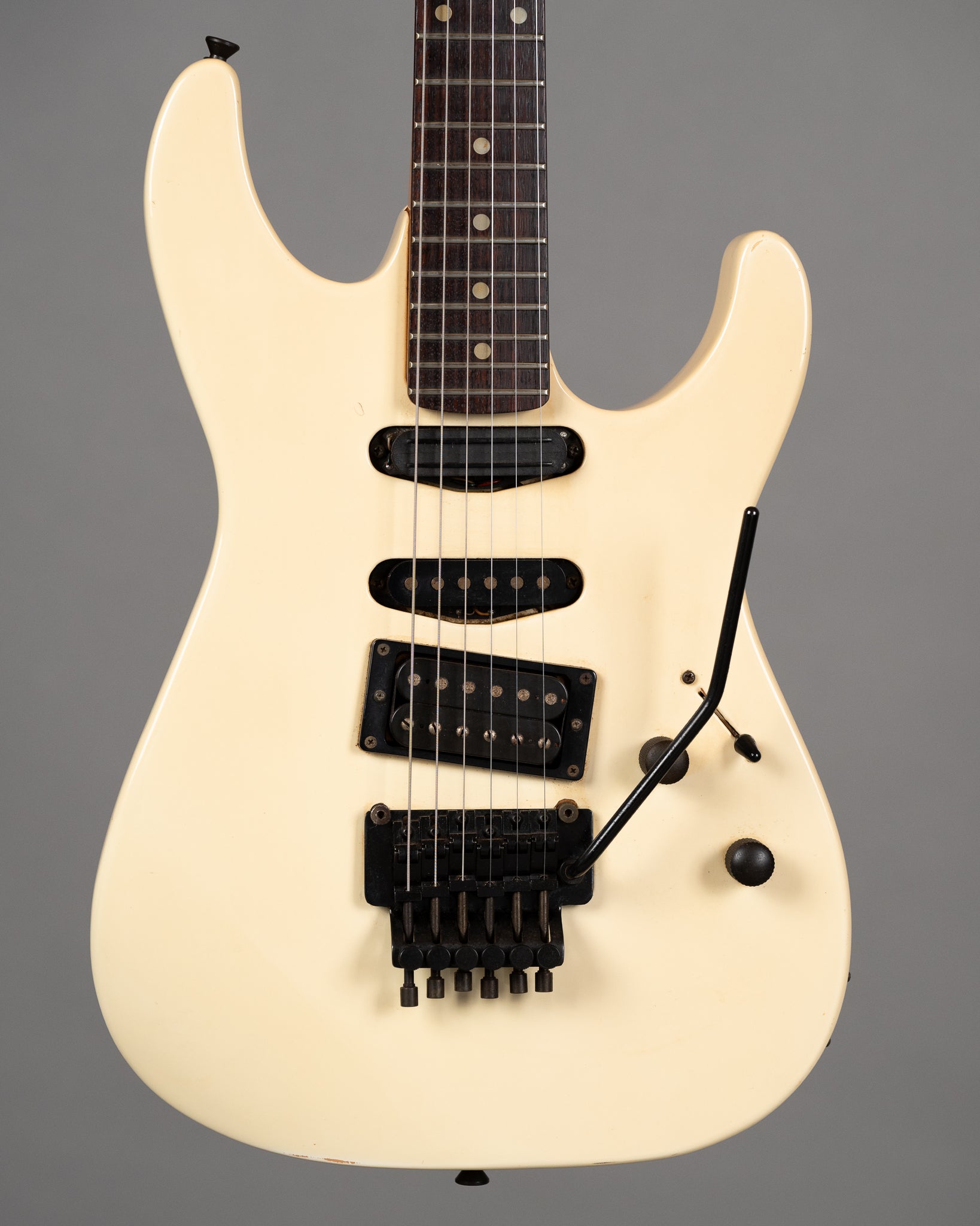 c1990s Kramer JK Series HSS (Japan, Rosewood, White)