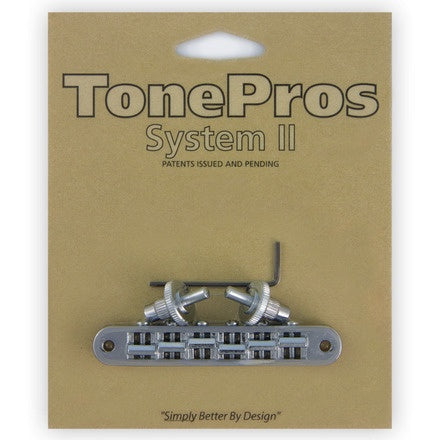 TonePros Tune-O-Matic Bridge Standard (Small Posts) Chrome