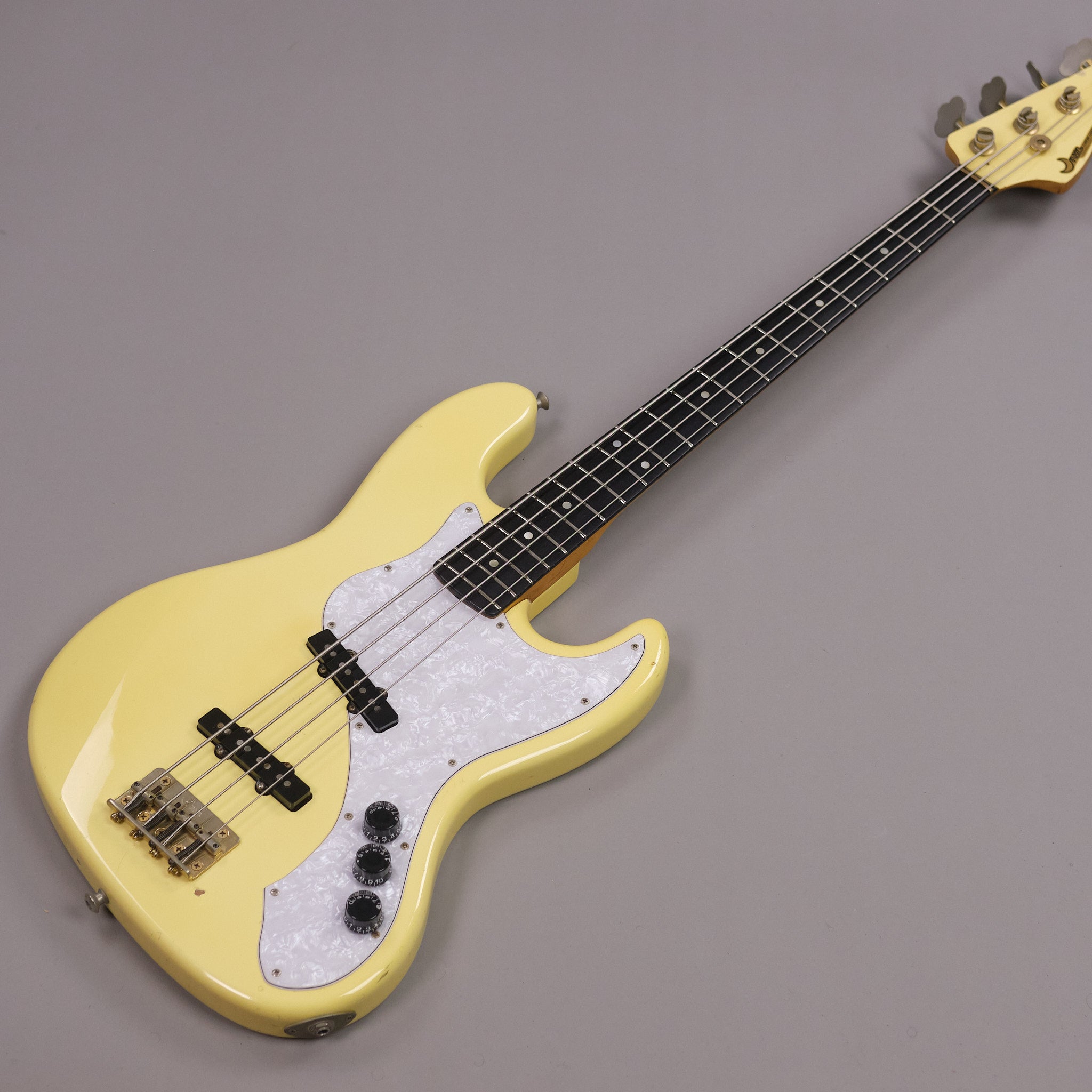 c2000s Moon JJ-4 'Jazz Bass' (Japan, Olympic White)*