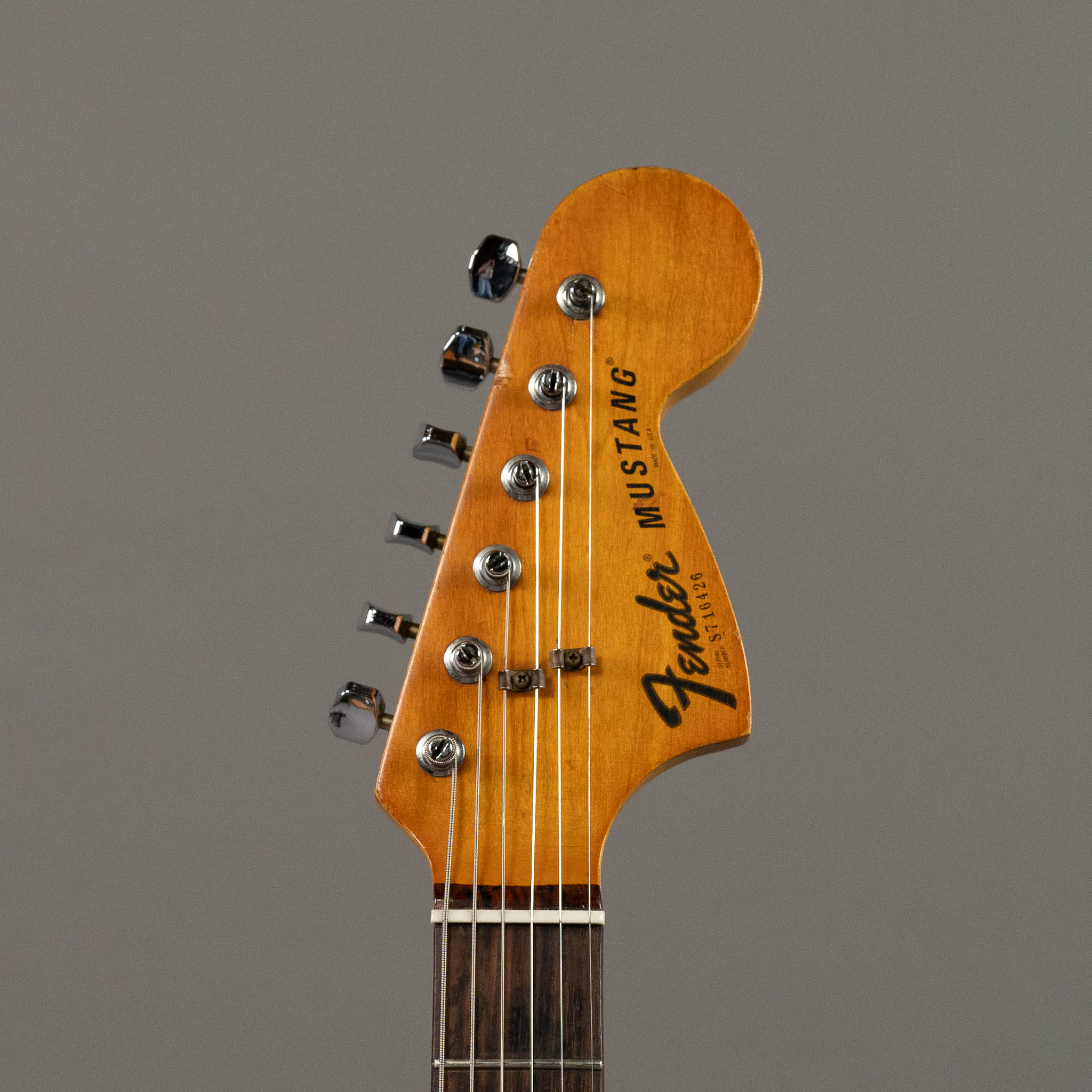 1977 Fender Mustang (USA, Black, Gig Bag)