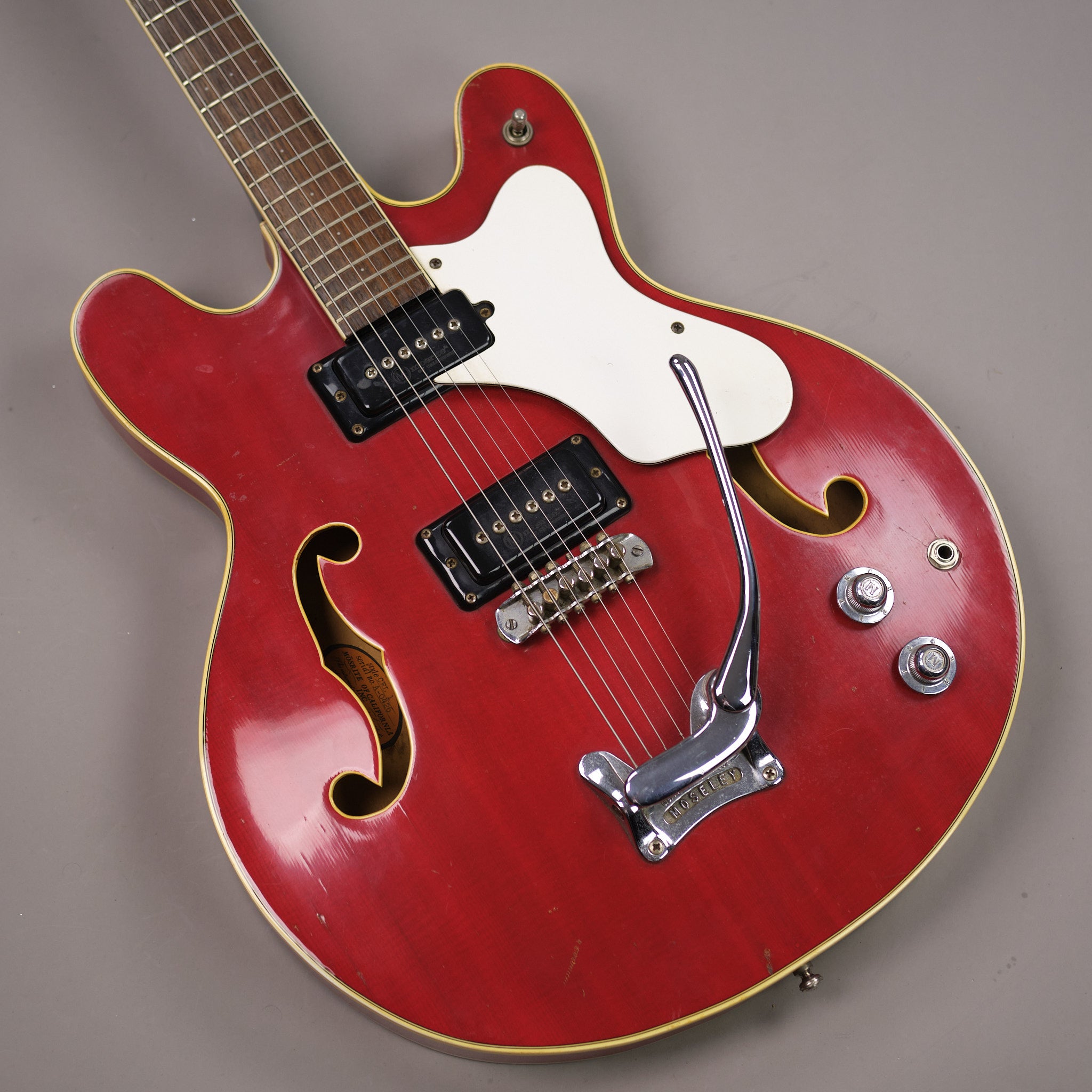 1968 Mosrite Celebrity lI (USA, Red, OHSC)