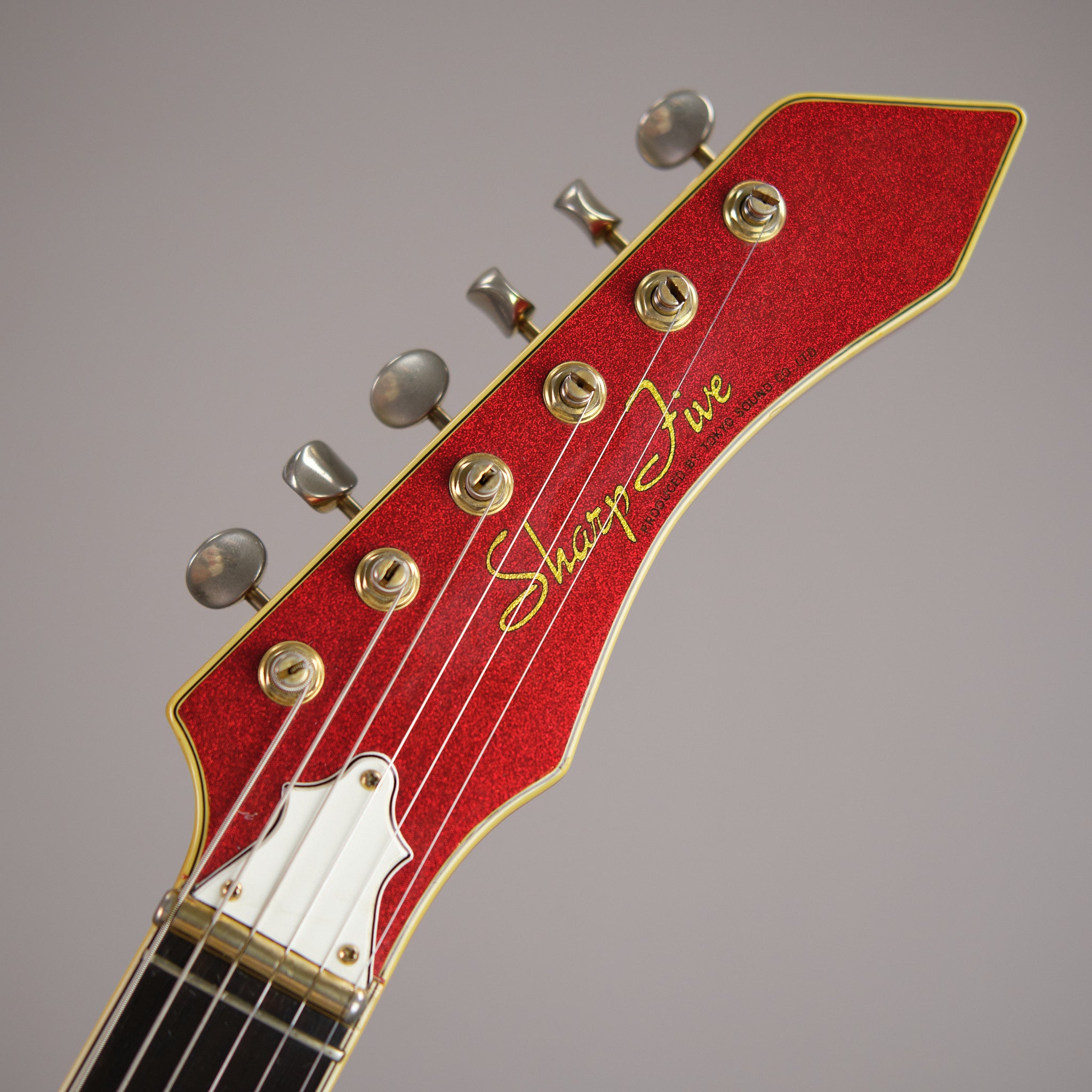 c1980s Guyatone LG-1200 Sharp 5 (Japan, Candy Apple Red Sparkle, OHSC)