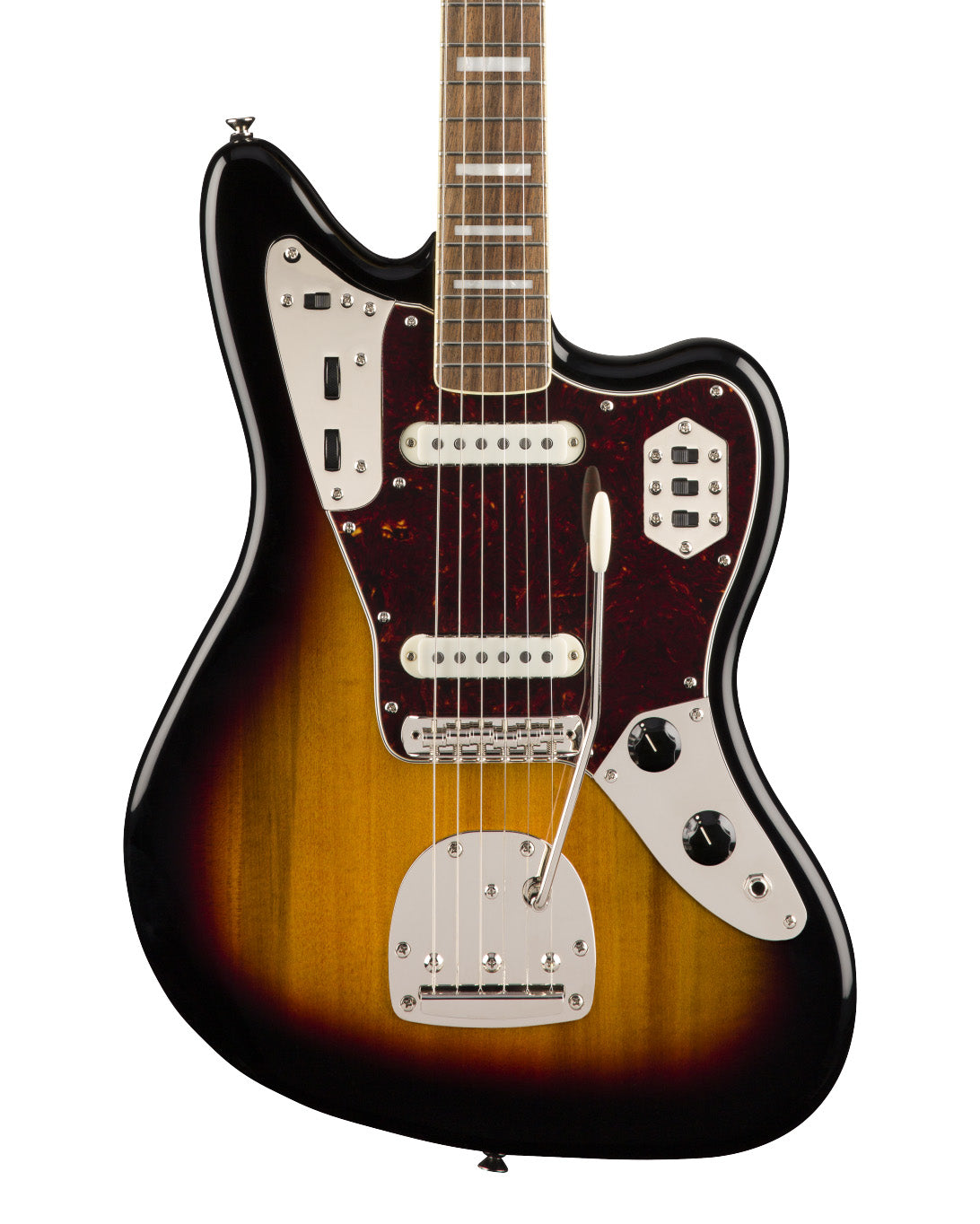 Squier Classic Vibe 70s Jaguar (Laurel Fingerboard, 3-Color Sunburst)