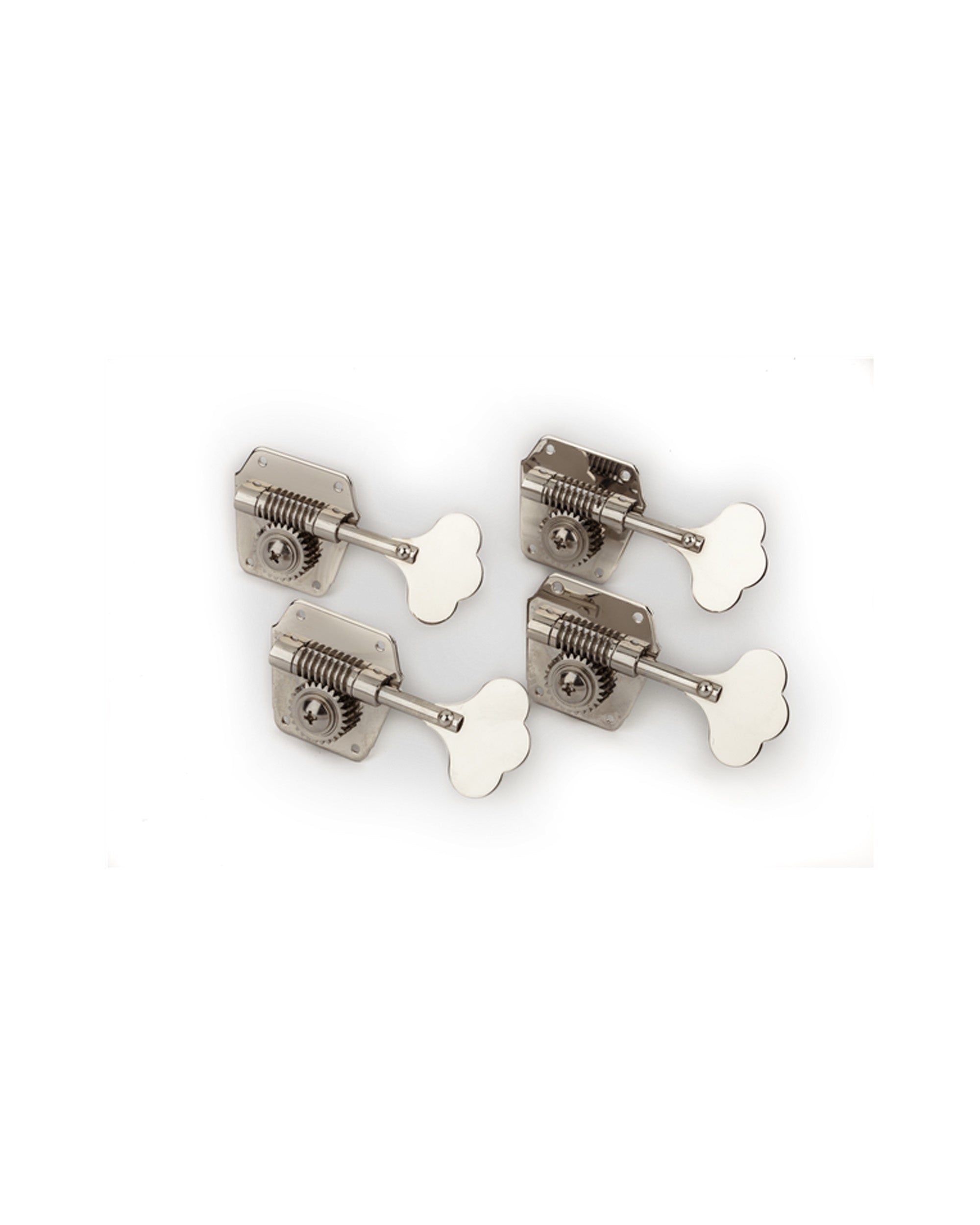 Fender Pure Vintage Bass Tuning Machines (Nickel-Plated Steel, Set of 4)