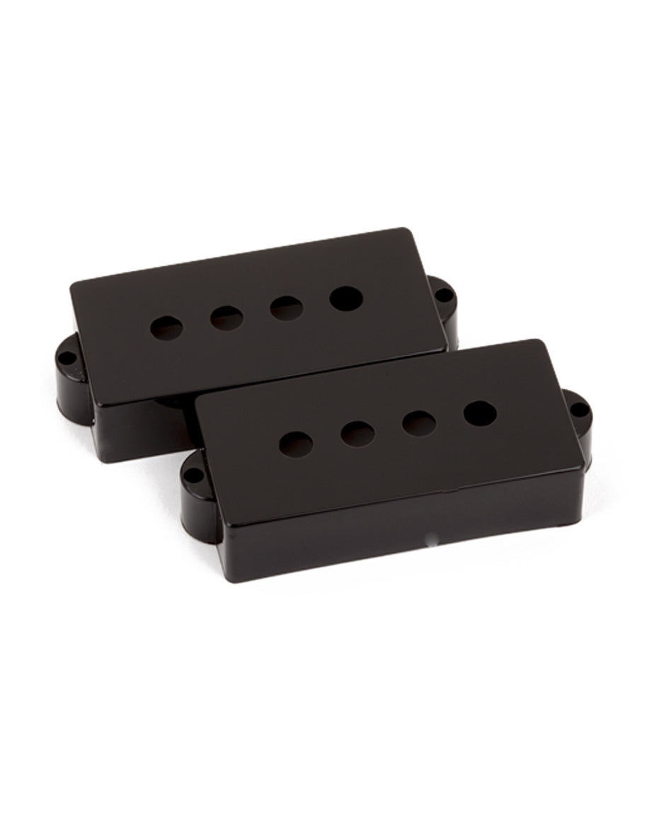 Fender Pure Vintage Precision Bass Pickup Cover Set (Black, PK 2)