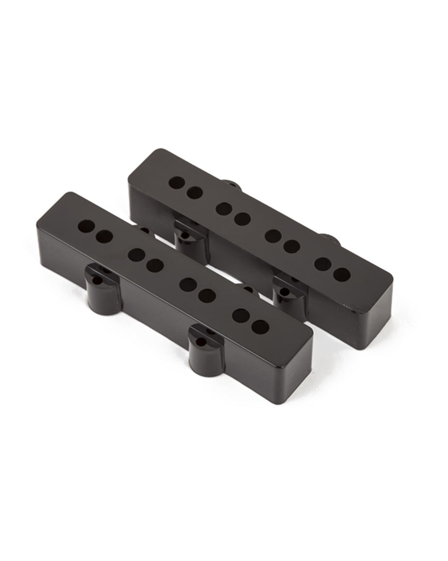 Fender Pure Vintage Jazz Bass Plastic Pickup Cover Set (Black, Pack 2)