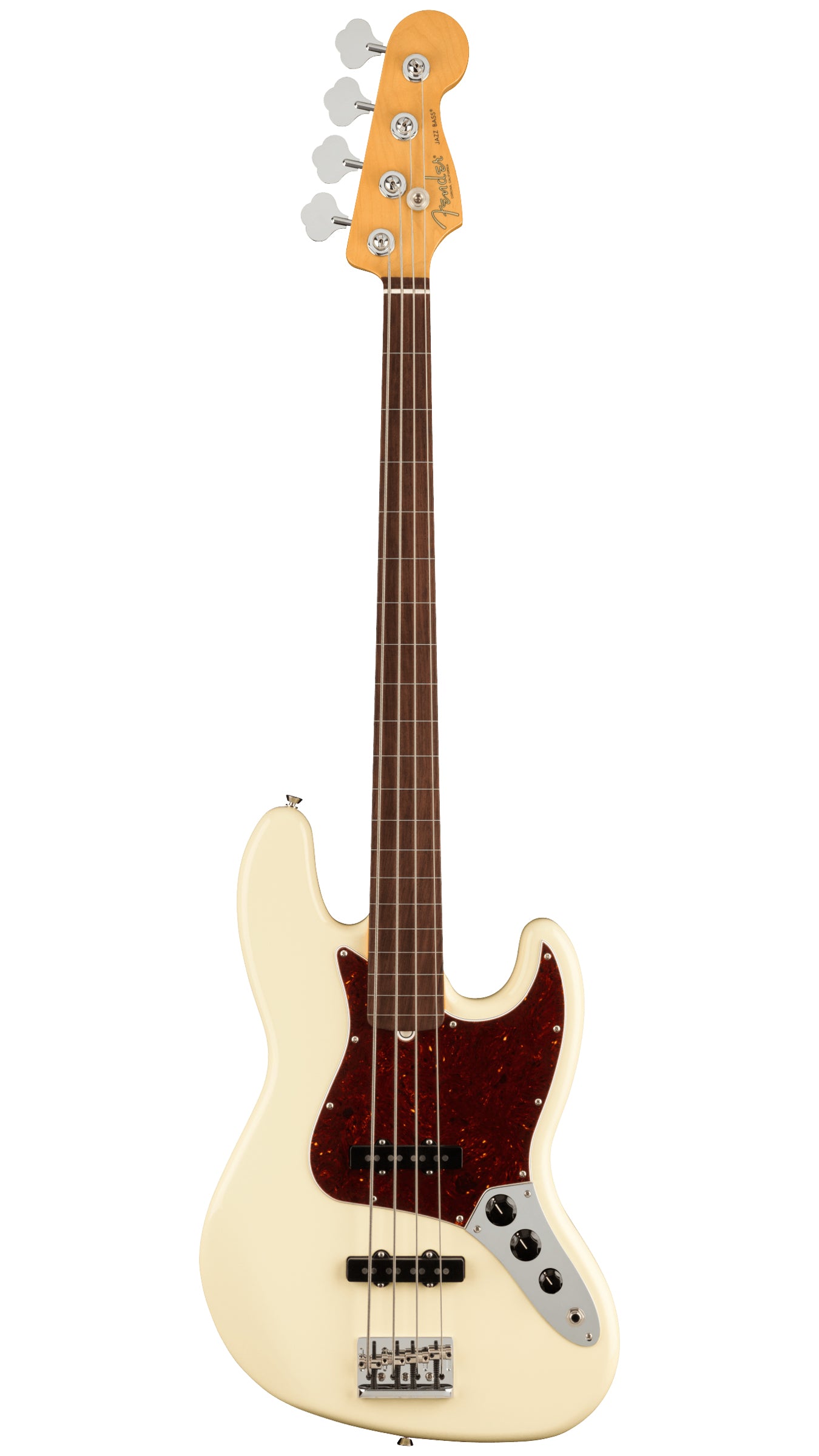 Fender American Professional II Jazz Bass Fretless (Rosewood, Olympic White)
